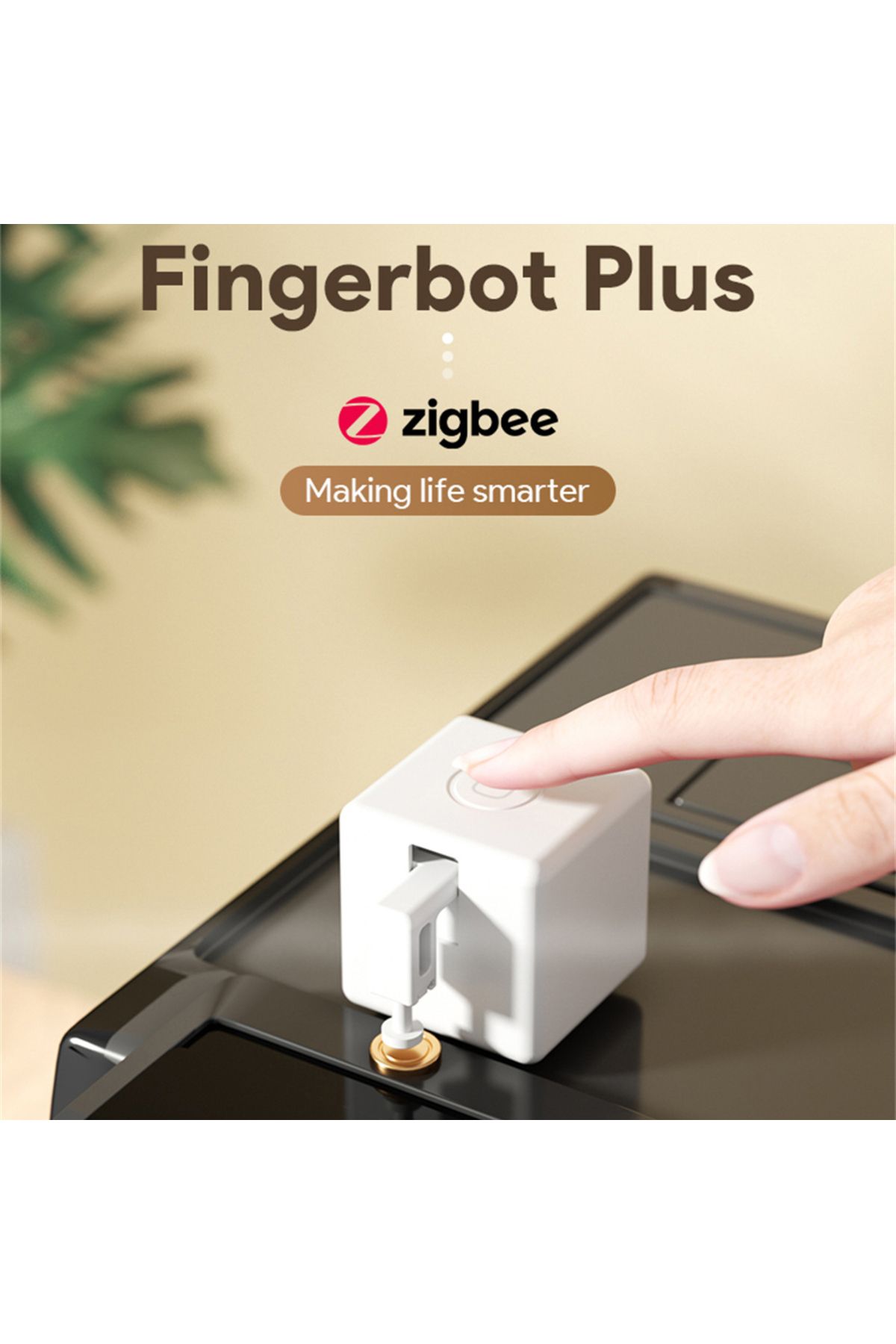 Choice-Tuya Zigbee Fingerbot Plus Smart Switch Bot Finger Robot Button Pusher Onebot Smart Home Voice Co... 3