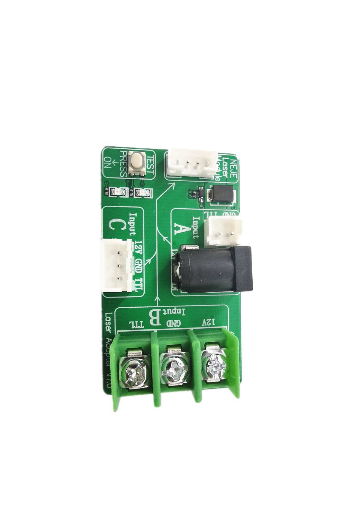 Choice-NEJE Laser Module Interface Adapter Board Connector for Laser Cutting Engraving Machine 2pin, 3pi... 6