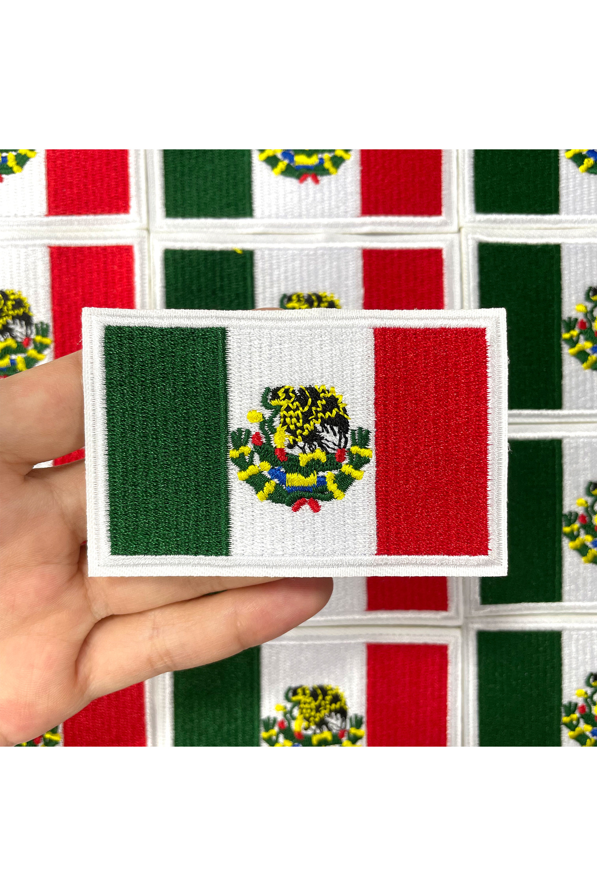 Choice-Mexico Flag Embroidery Badge Patch Ironing Patches  Can Be Used For Patches Of Hats, Backpacks An... 2