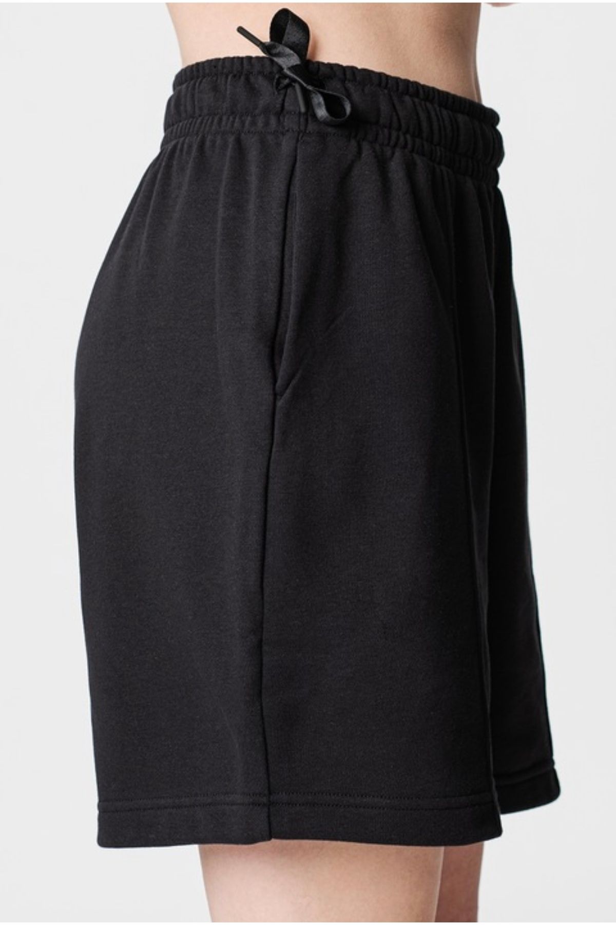 Nike-Sportswear High-Rise Fleece Dance Black Women's Shorts 8