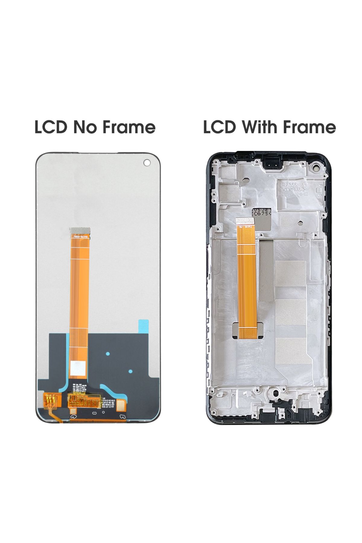 sinmaytai-Black With Frame For Oppo A73 5G LCD Display Screen Touch Panel Digitizer Assembly For Oppo A73 5G C 3