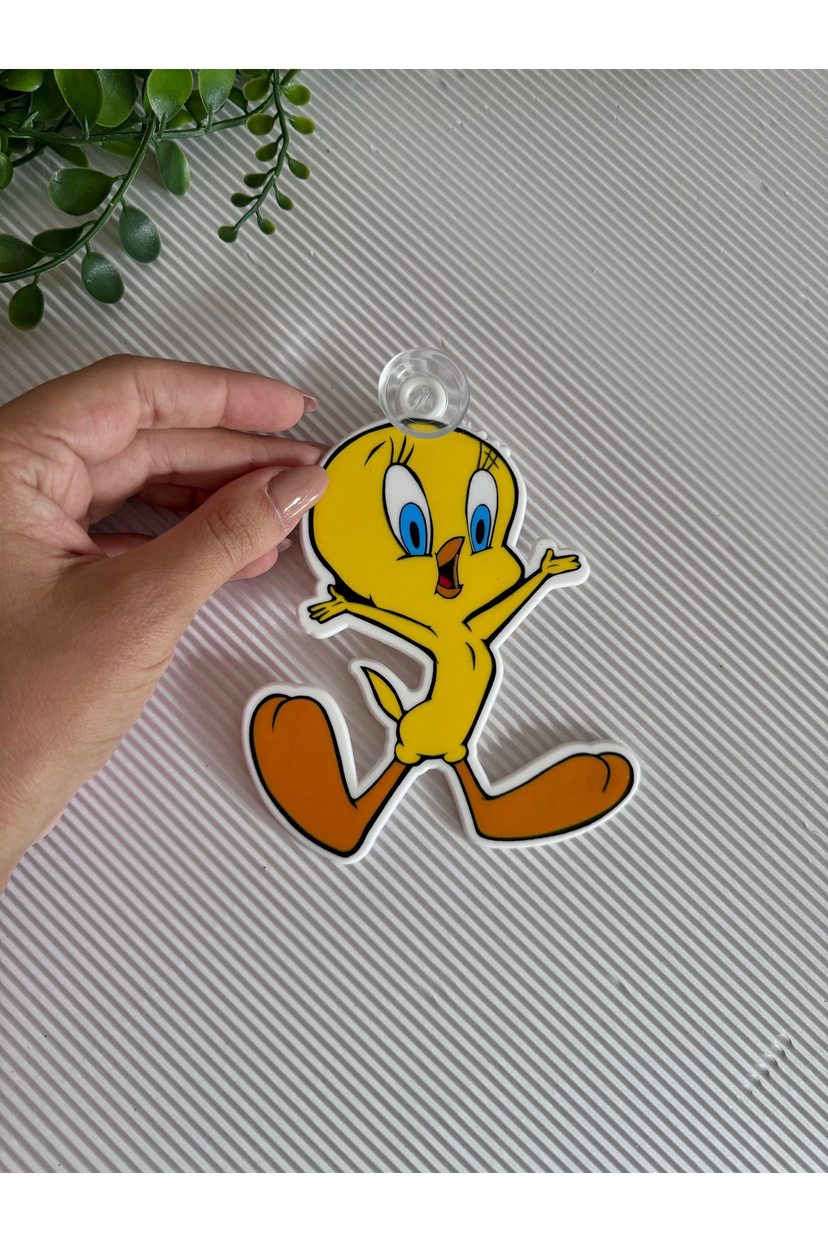 Ebru Tweety cam süsü pleksi vantuzlu