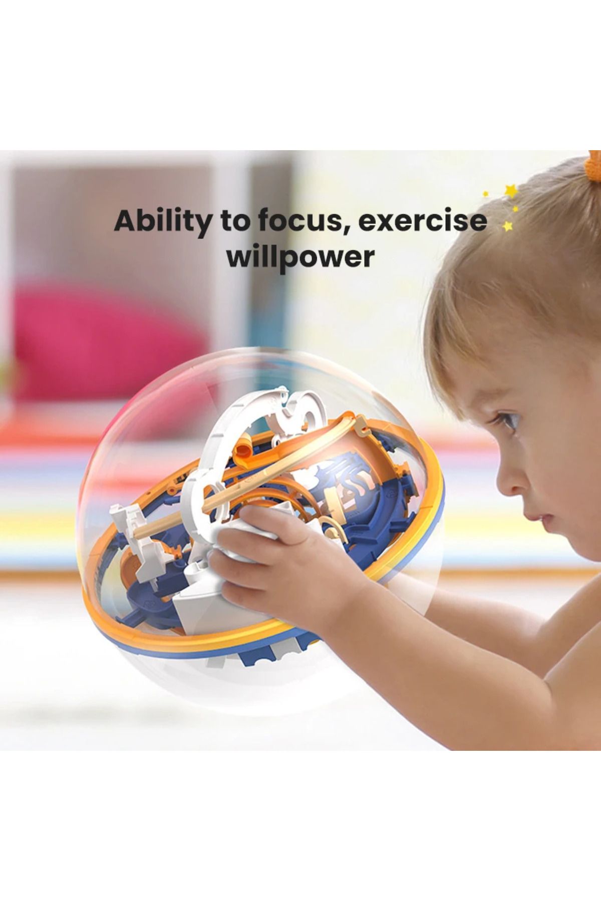 Choice-3D Puzzle Ball Maze Toy Children Challenge Obstacle Game Labyrinth Ball 3D Maze Montessori Puzzle... 4