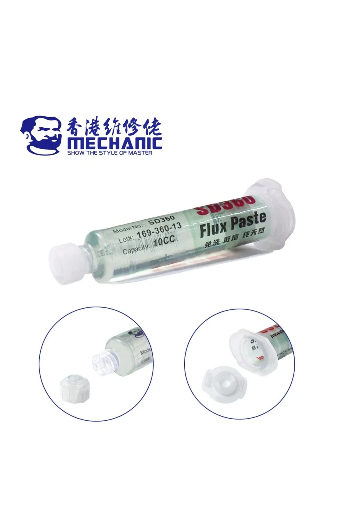 SUNSHINE-MECHANIC Icing SD360 Max 10cc No-Clean Transparent Solder Paste Welding Advanced Oil Flux for PCB... 3
