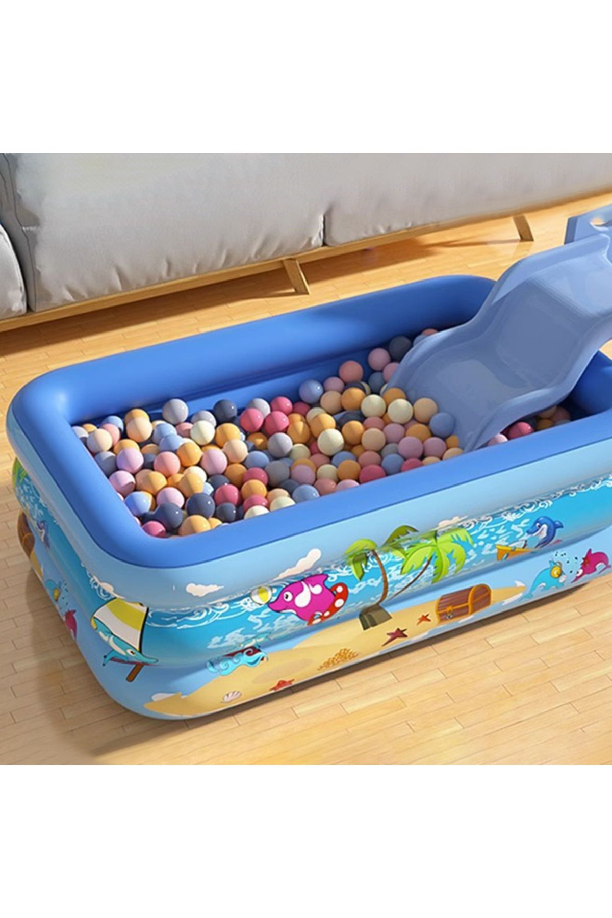 Choice-Inflatable Swimming Pool Large Family Pools Rectangle Framed Children Swimming Pool Summer Outdoo... 5