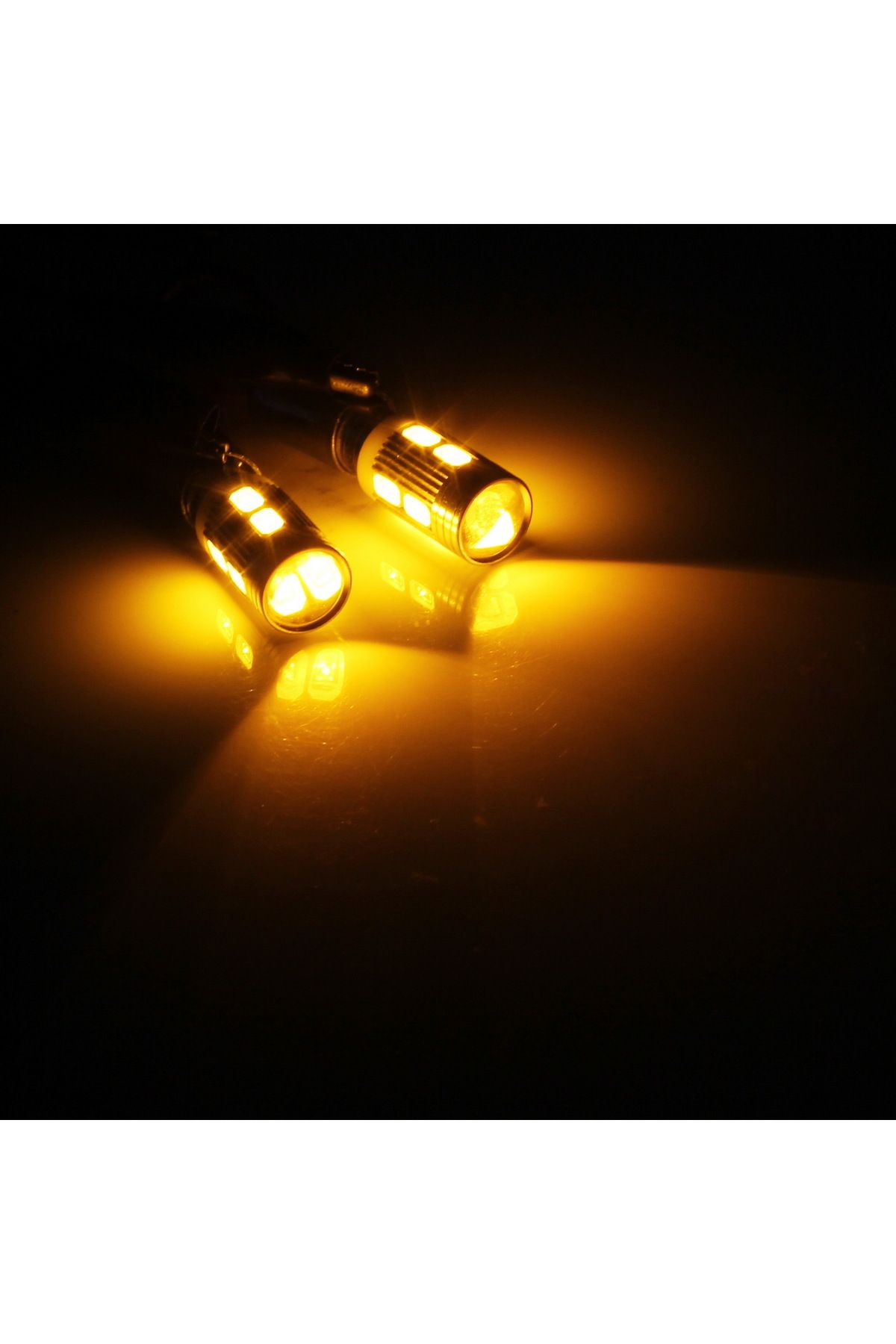 Choice-ANGRONG HY21W BAW9s 10 SMD 5630 LED Bulb Side Indicator Turn Signal Reverse Light Amber 5