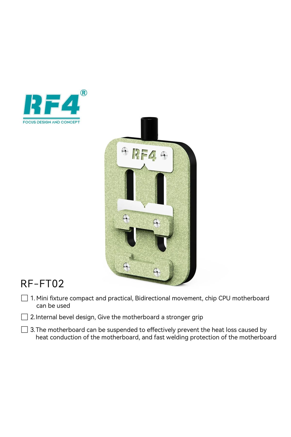 MECHANIC-RF4 RF-FT02 Universal PCB Chip Fixture Mini Precision Mainboard IC Chip Holder Adjustable Clamp I... 6