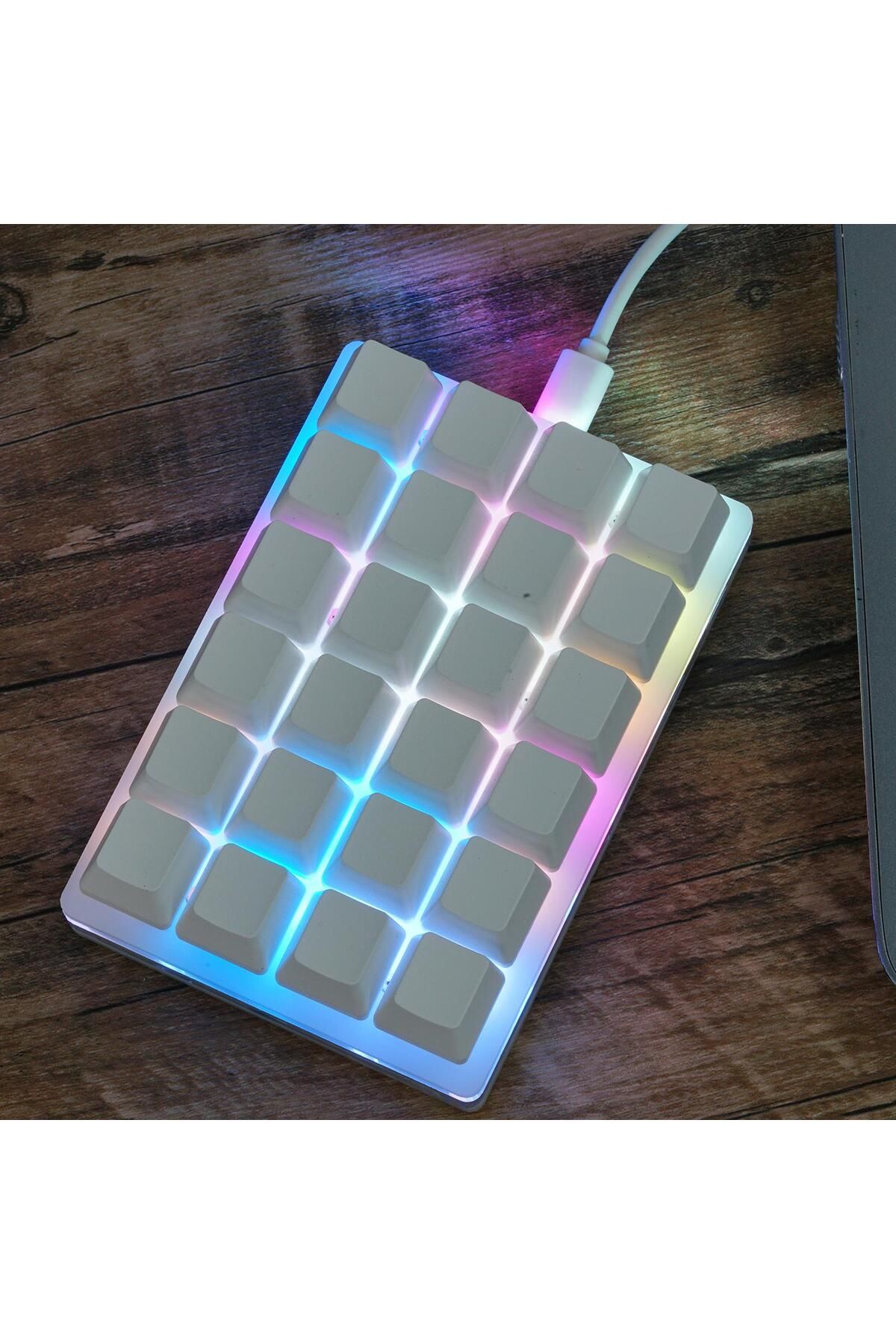 Choice-Mini USB Custom Mechanical Keyboard 24 Keys Black/White Gaming Keyboard Sayo Device Shortcut Prog... 6