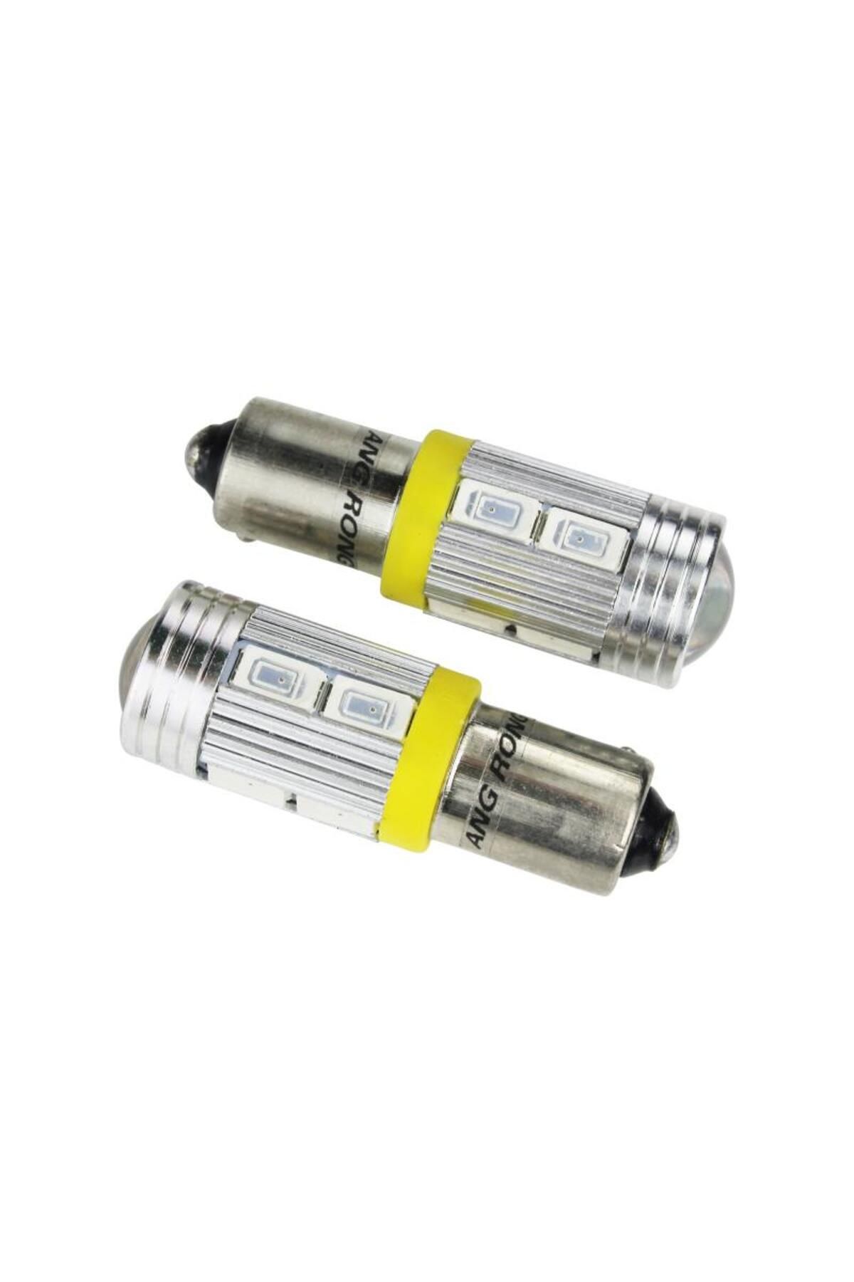 Choice-ANGRONG HY21W BAW9s 10 SMD 5630 LED Bulb Side Indicator Turn Signal Reverse Light Amber 7