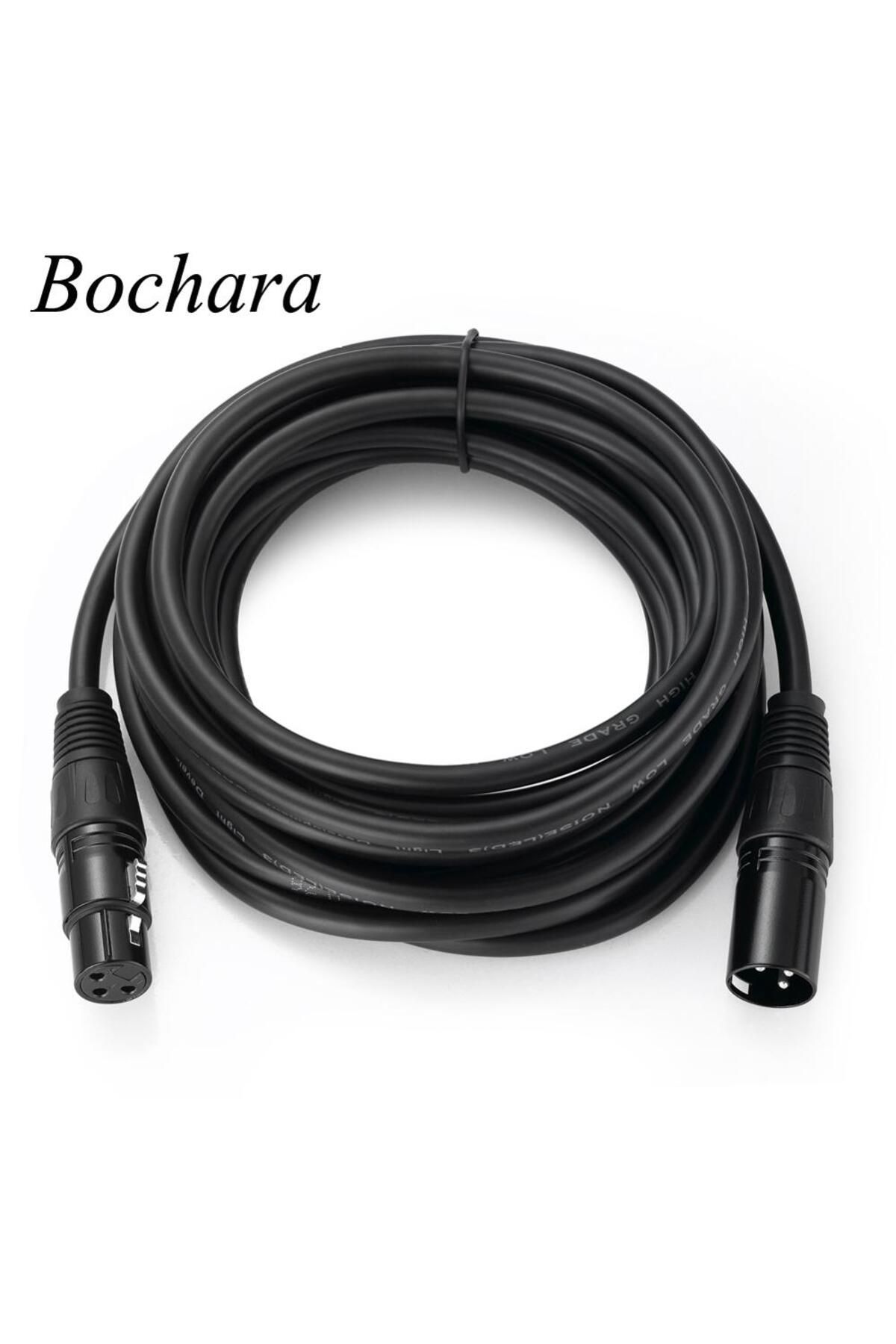 Choice-كابل Bochara XLR بطول 5 أمتار، كابل صوت OFC M/F محمي لميكسر الميكروفون، 1 متر، 1.8 متر، 3 متر، 4.5 متر 1