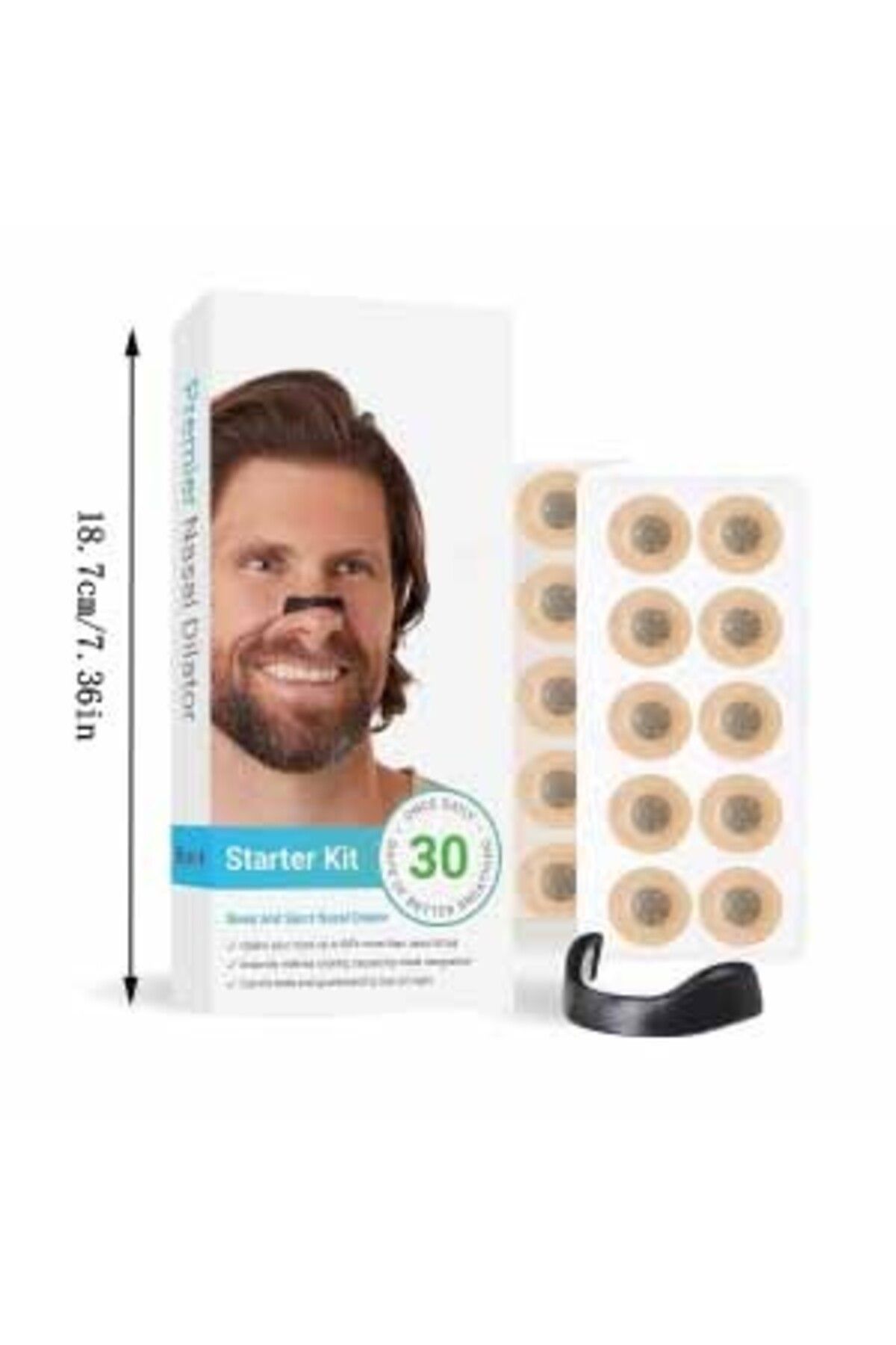 Choice-Intake Breathing Nasal Strip Kit 30 Count Oxygen Intake Reduce Snoring Improve Sleep Quality Swea... 7
