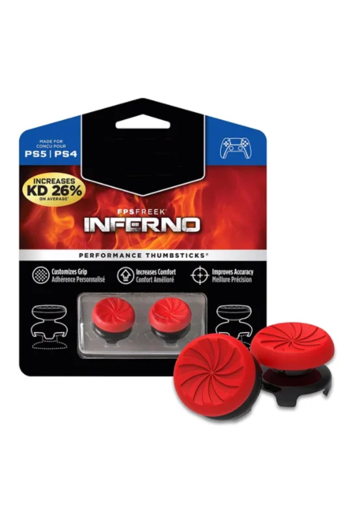 Choice-FPS Freek Galaxy for Playstation PS4 High-Rise Analog Stick PS5 Joystick Controller Performance C... 1