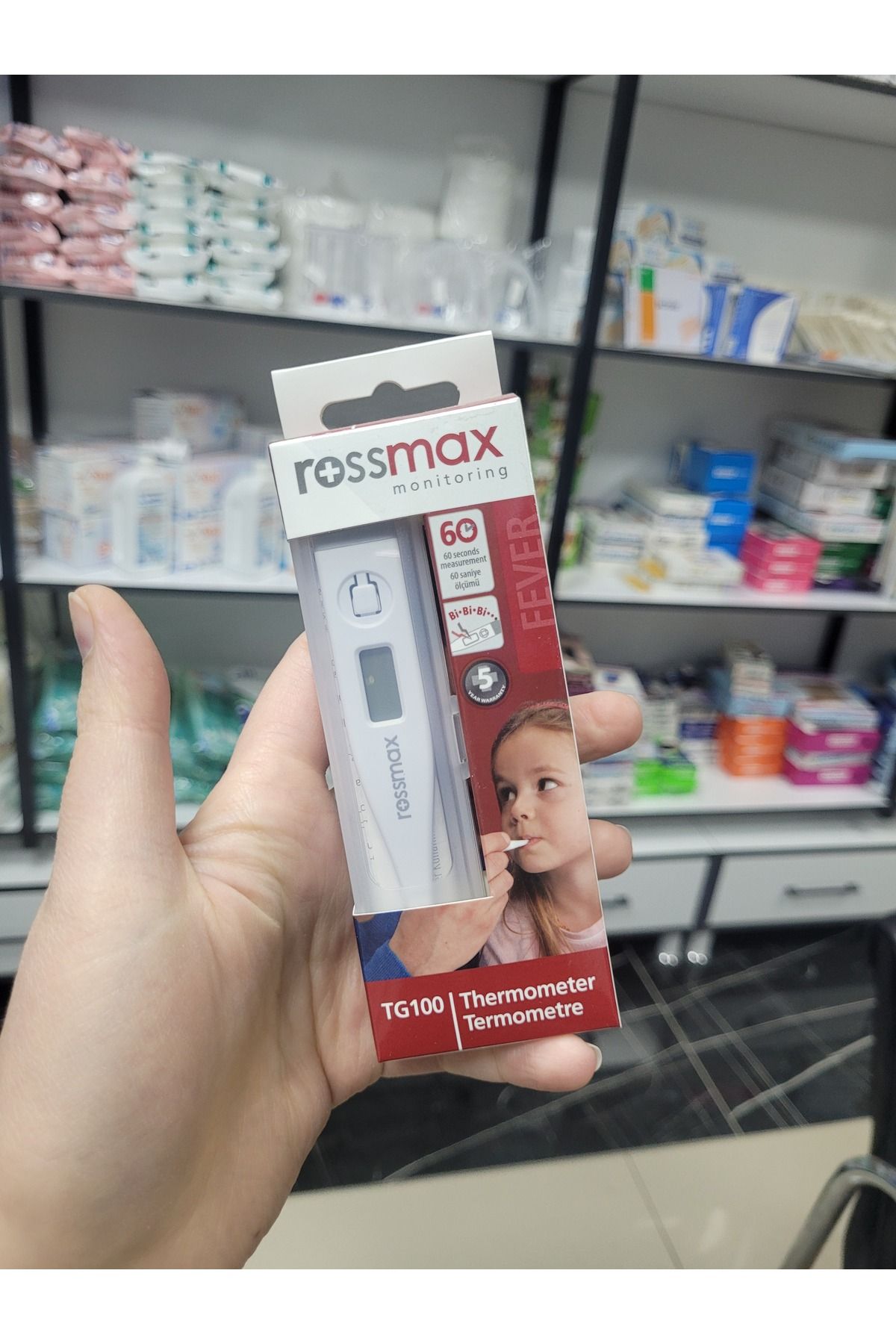 MELİSA MEDİKAL Rossmax koltuk altı ateş ölçer