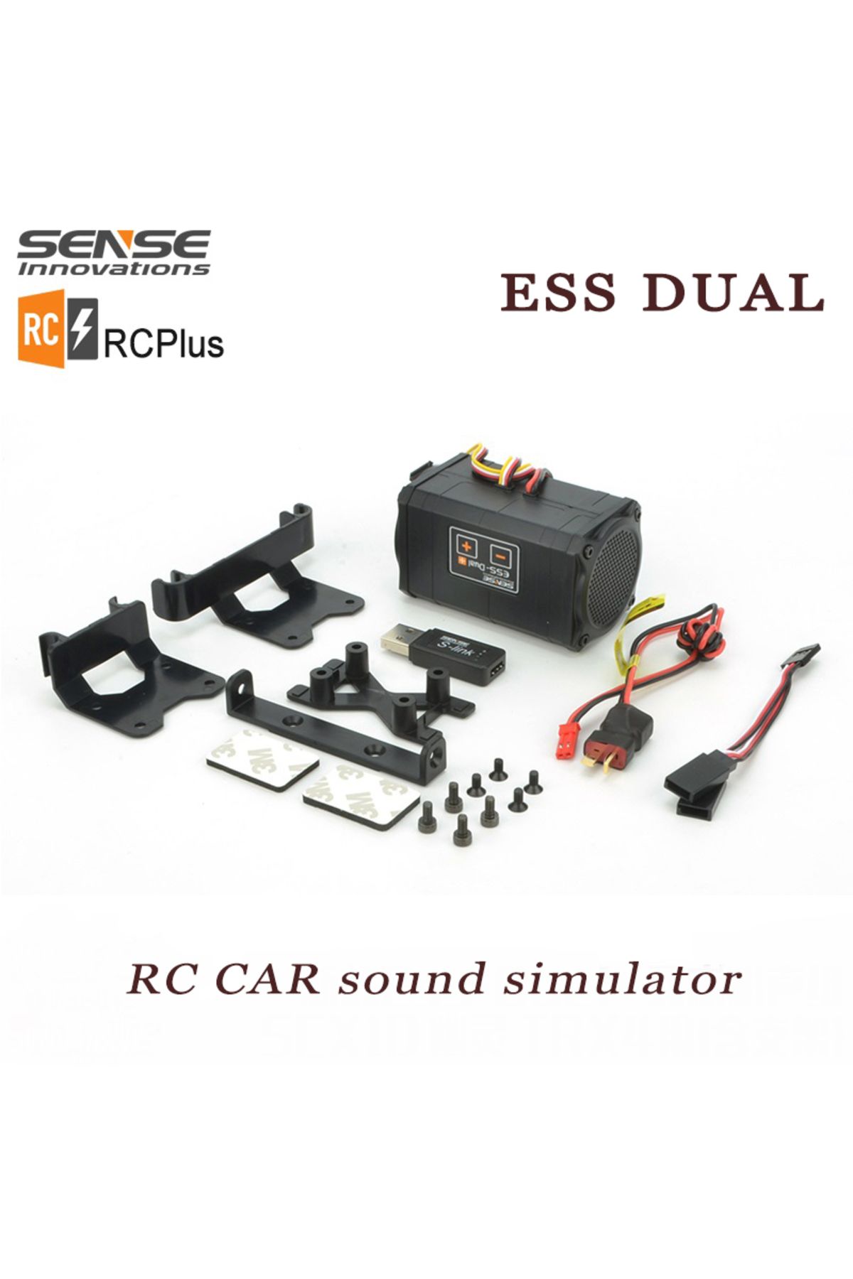 Choice-SENSE ESS-DUAL 2 Speakers Engine Sound Simulator for RC Model Car Crawler Buggy Dirft Racing Modi... 8