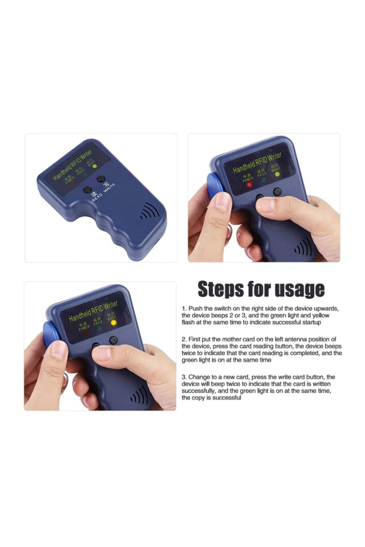 Choice-Handheld Flipper Zero Duplicator Card Reader 125KHz EM4100 Video Programmer Writer T5577 Repetiti... 6