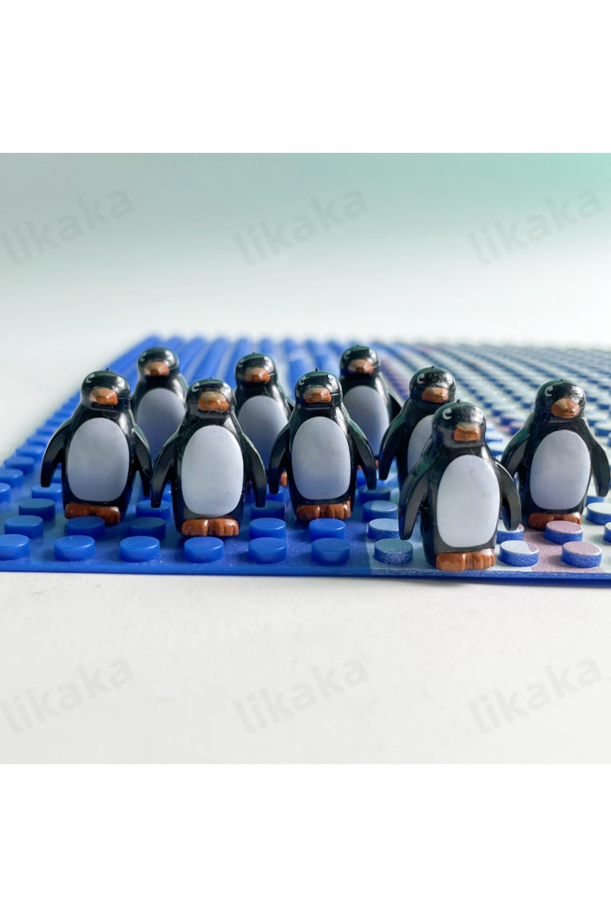 ۹ عددی بلوکهای ساختنی حیوانات پنگوئنهای قطب جنوب سازگار با MOC، اسباببازیهای DIY و بلوکهای مینی…