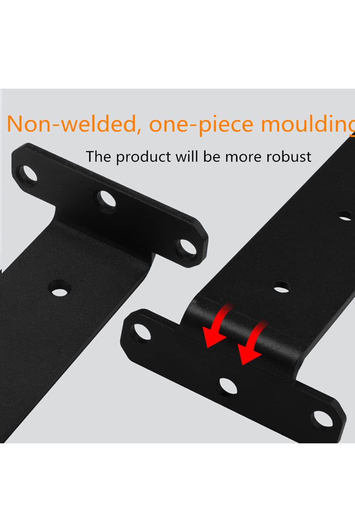 Choice Heavy Duty Floating Brackets,Hidden Shelves Hardware, Cast Iron
