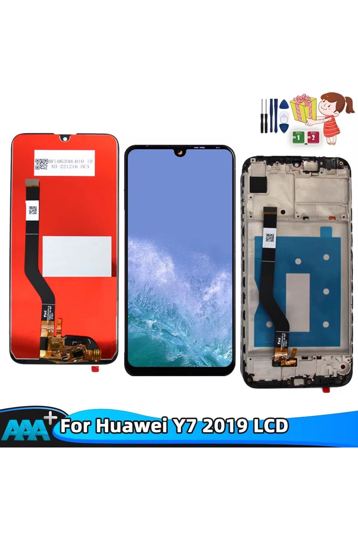 Choice-6.26"New LCD For Huawei Y7 2019 DUB-LX3 DUB-L23 DUB-LX1 Y7 Prime 2019 LCD Display Touch Screen Se... 8