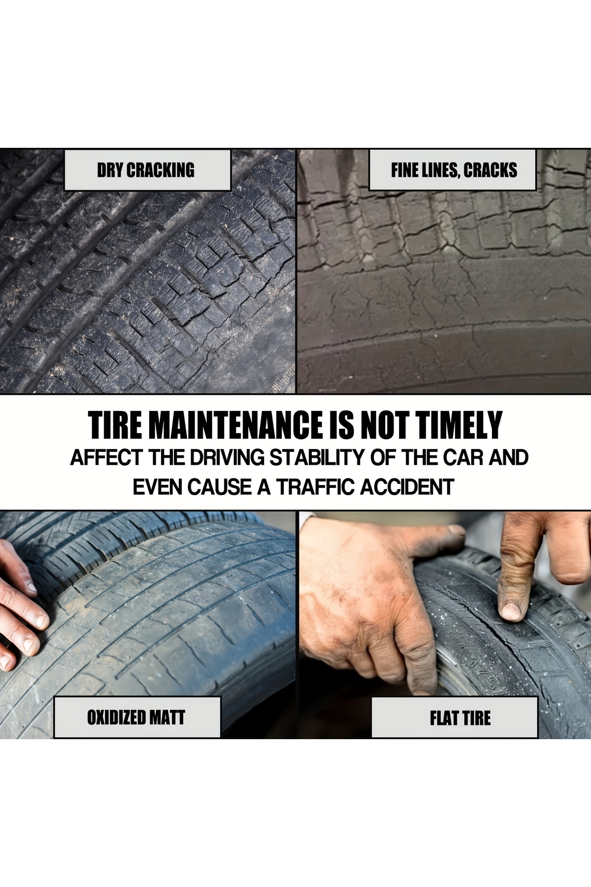 Choice 2024 New Model Car Special Tire Wax Maintenance, antiaging