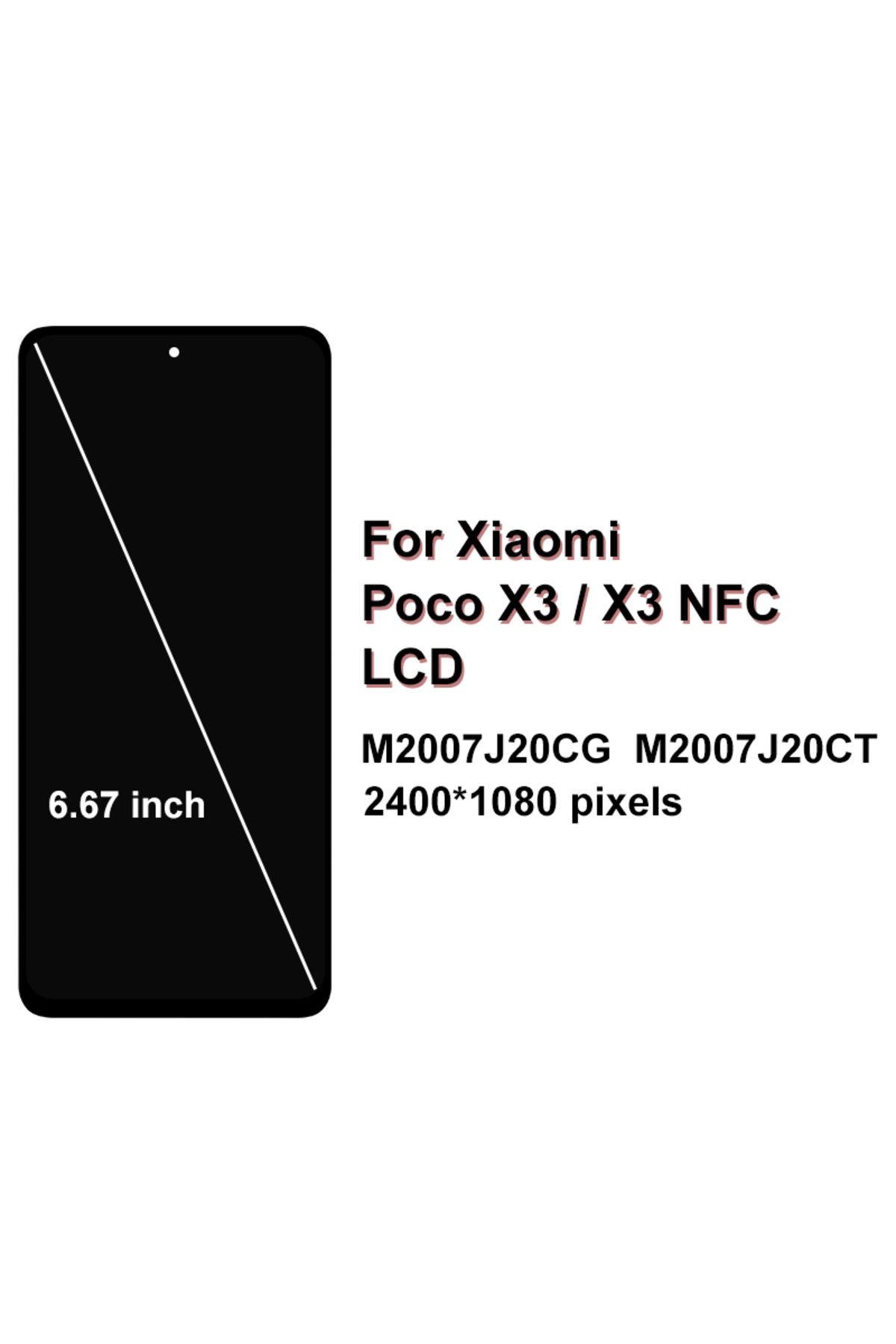 MSMADE-100% Test For Xiaomi POCO X3 Display LCD Touch Screen Digitizer For POCO X3 Pro NFC LCD Replaceme... 5