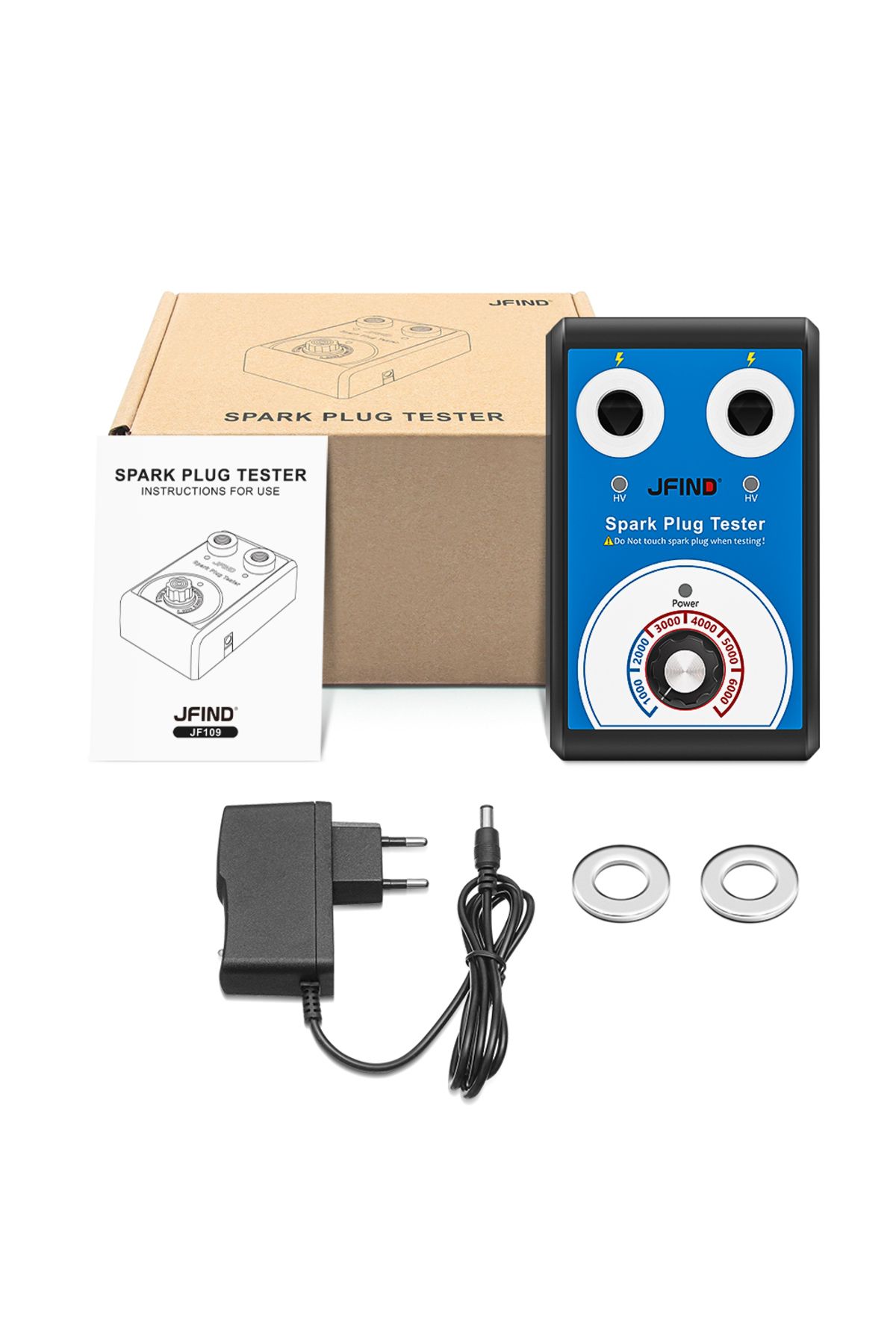 Choice-Spark Plug Tester Double hole Diagnostic Tool Car 12V Spark Tester 0-6000rpm Auto Engine Ignition... 7