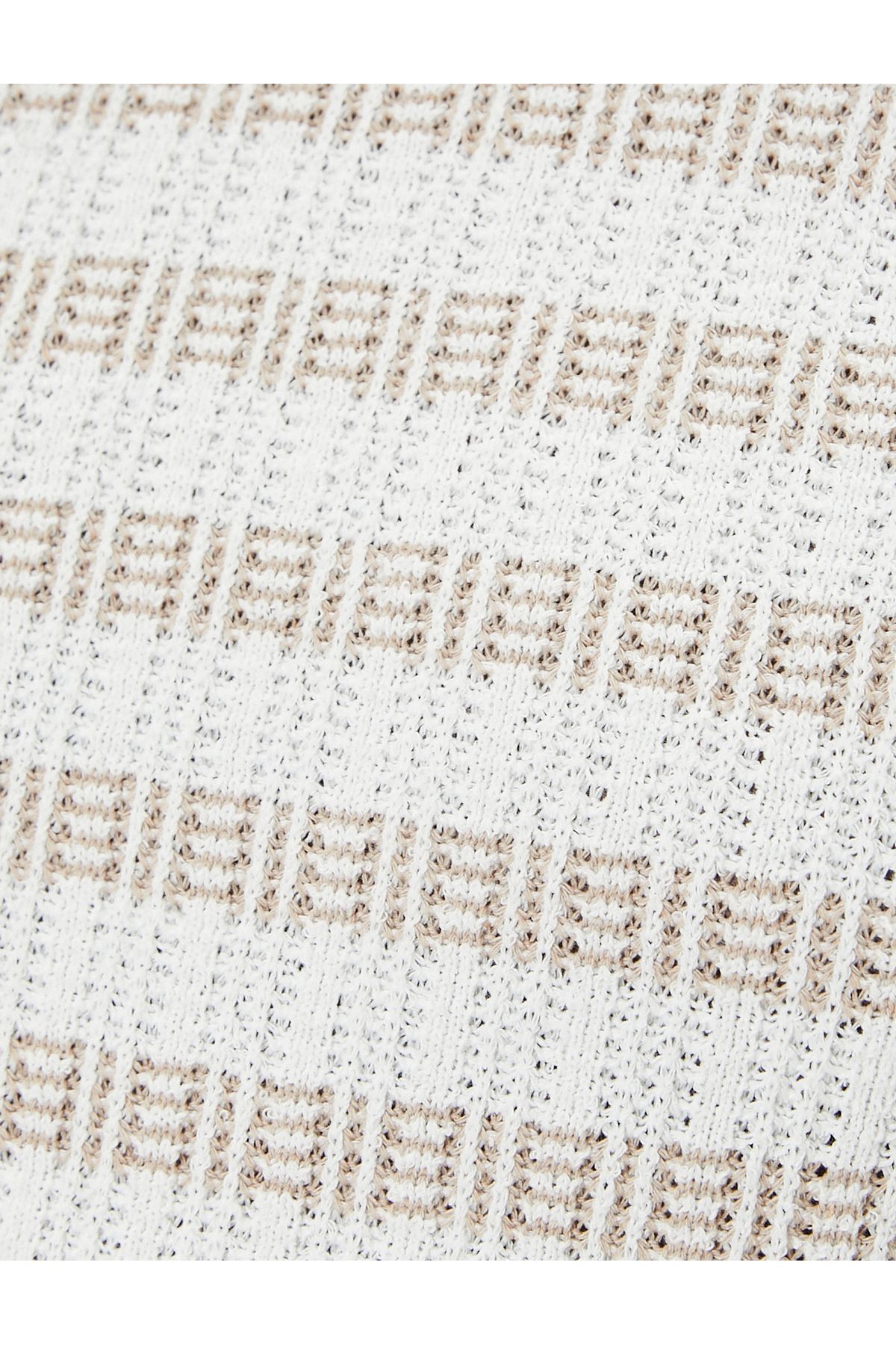 Koton-Crew Neck Textured T-Shirt - Short Sleeve and Print 6