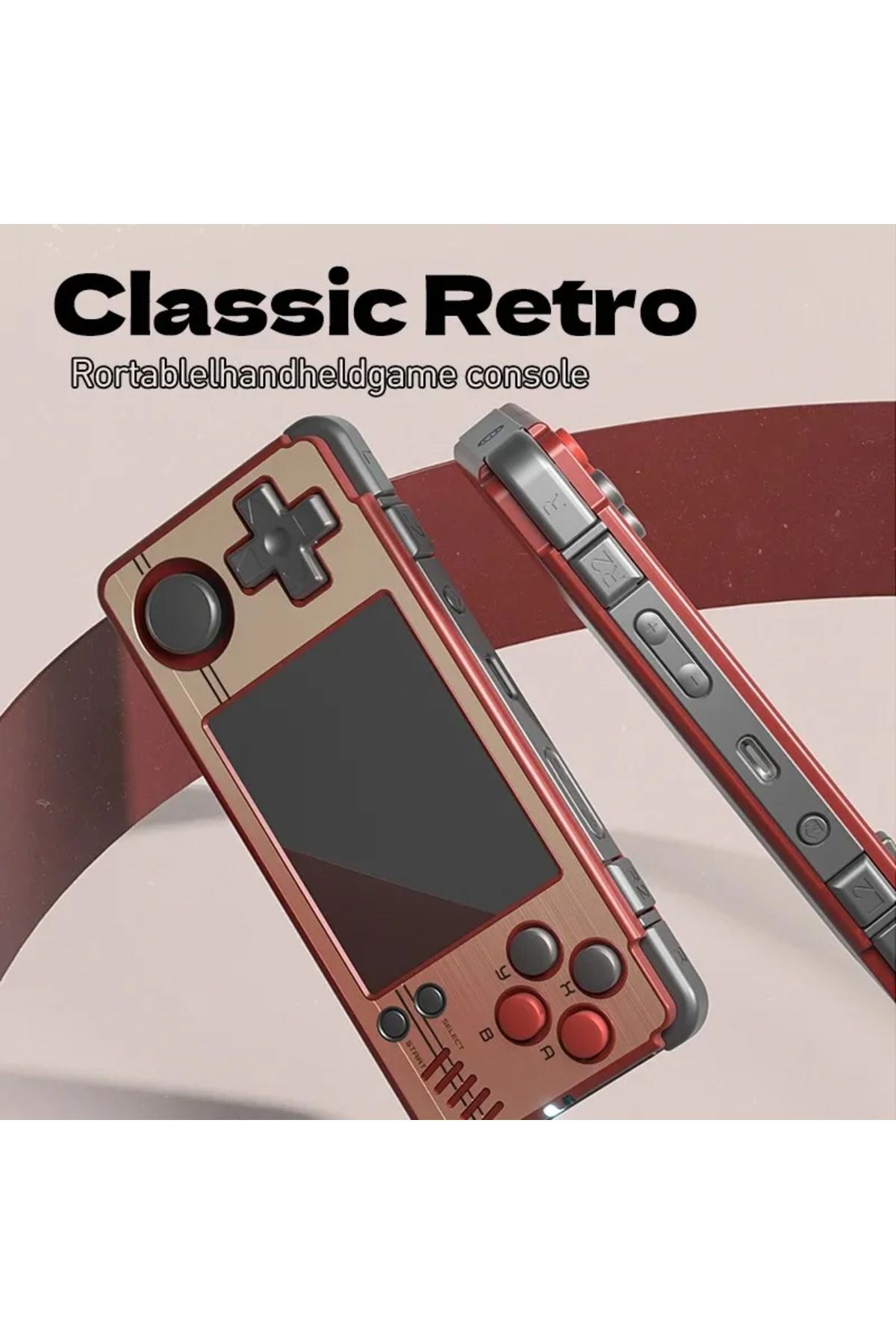 MIYOO-A30 Handheld Game Console 2.8'' IPS Screen Linux System Horizontal Retro Emulator Video Con... 3