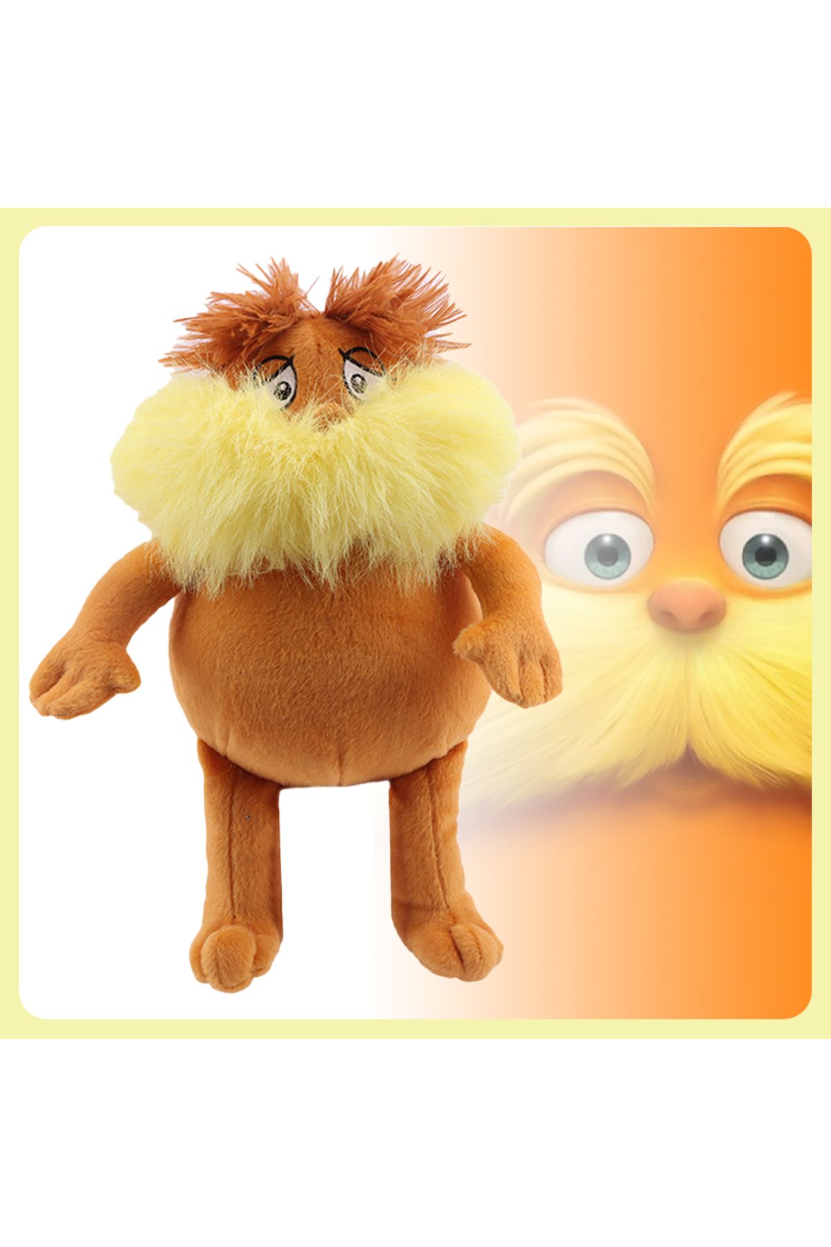 Choice-Dr.Seuss The Lorax Plush Toys Movie Stuffed Animals Kawaii plushes Anime Figures Plush Toys for K... 2