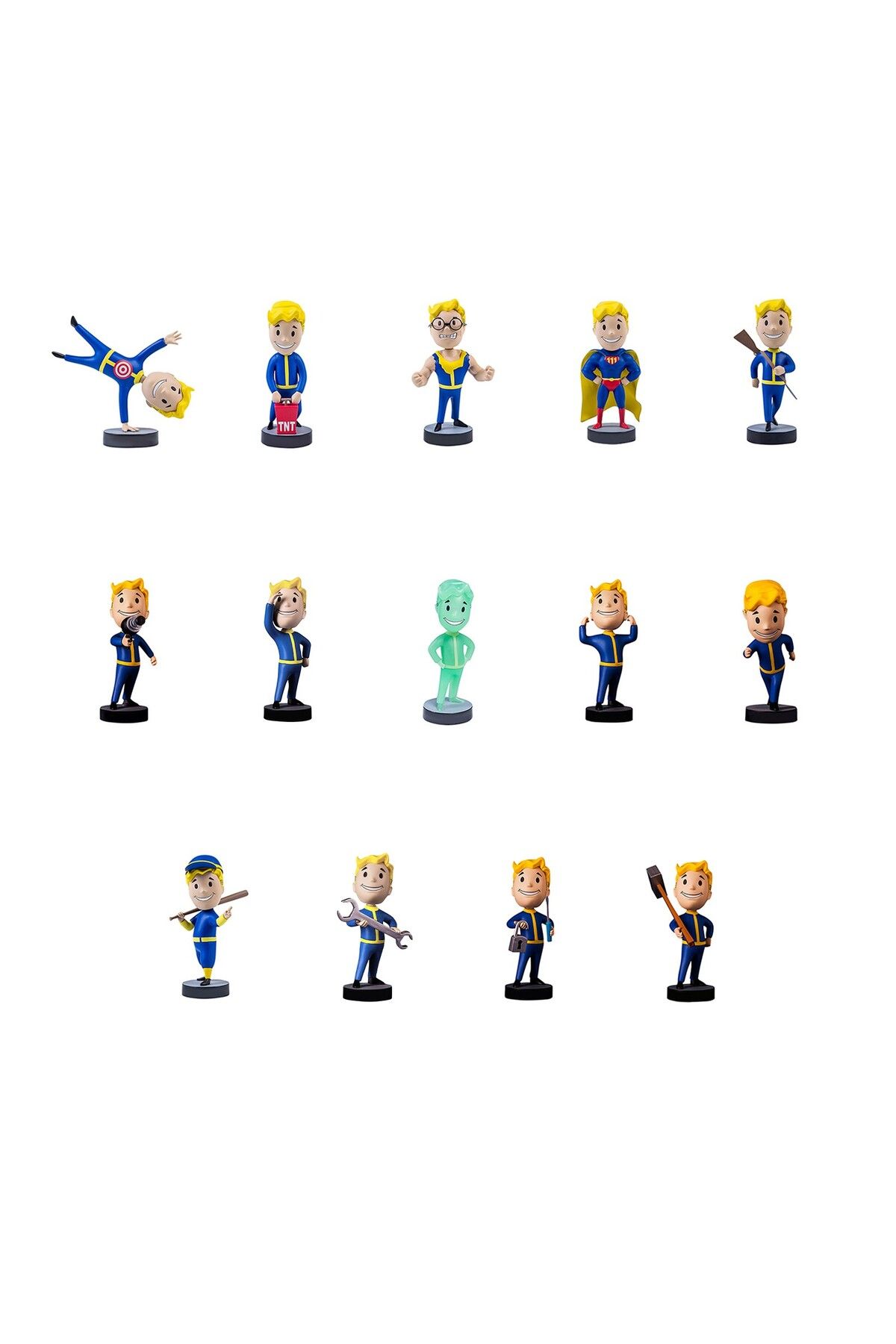 Choice-1pc Vault Boy Cartoon Animation Shaking Head Doll Resin Desktop Dolls Figure Ornament Home Desk D... 3