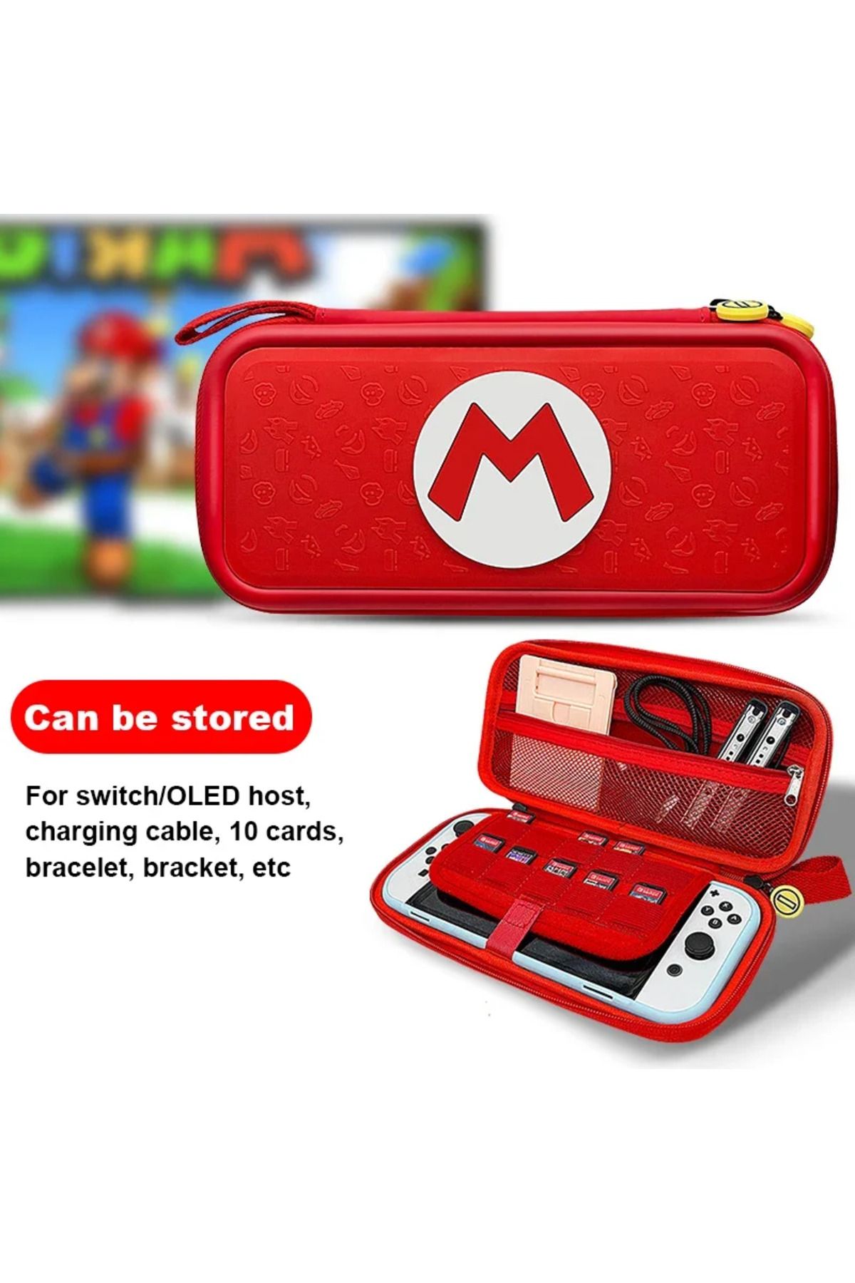 Choice-3D Pattern Game Card Case For Nintendo Switch Lite 24 Cartridge Slot Protective OLED Switch Case ... 1