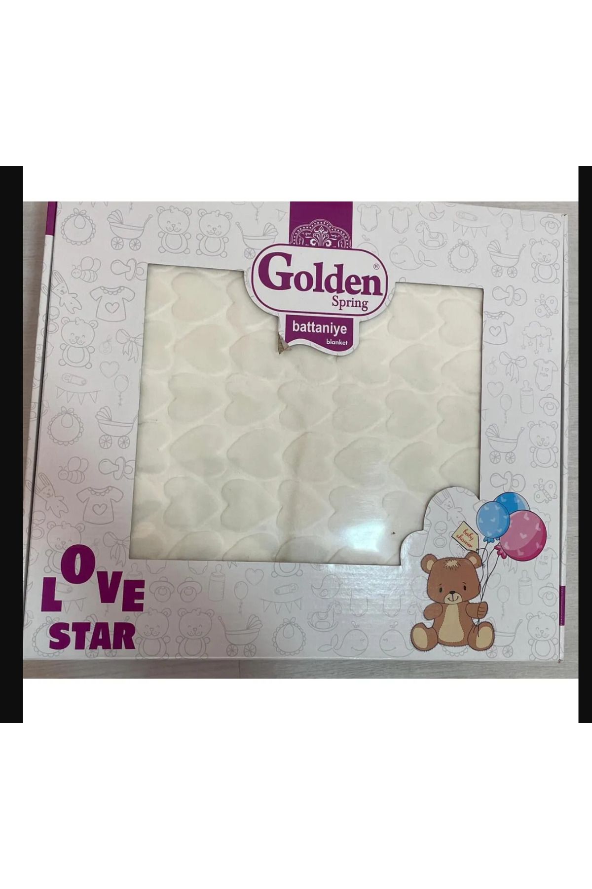Golden-بطانية ربيعية بنمط مختلط 1