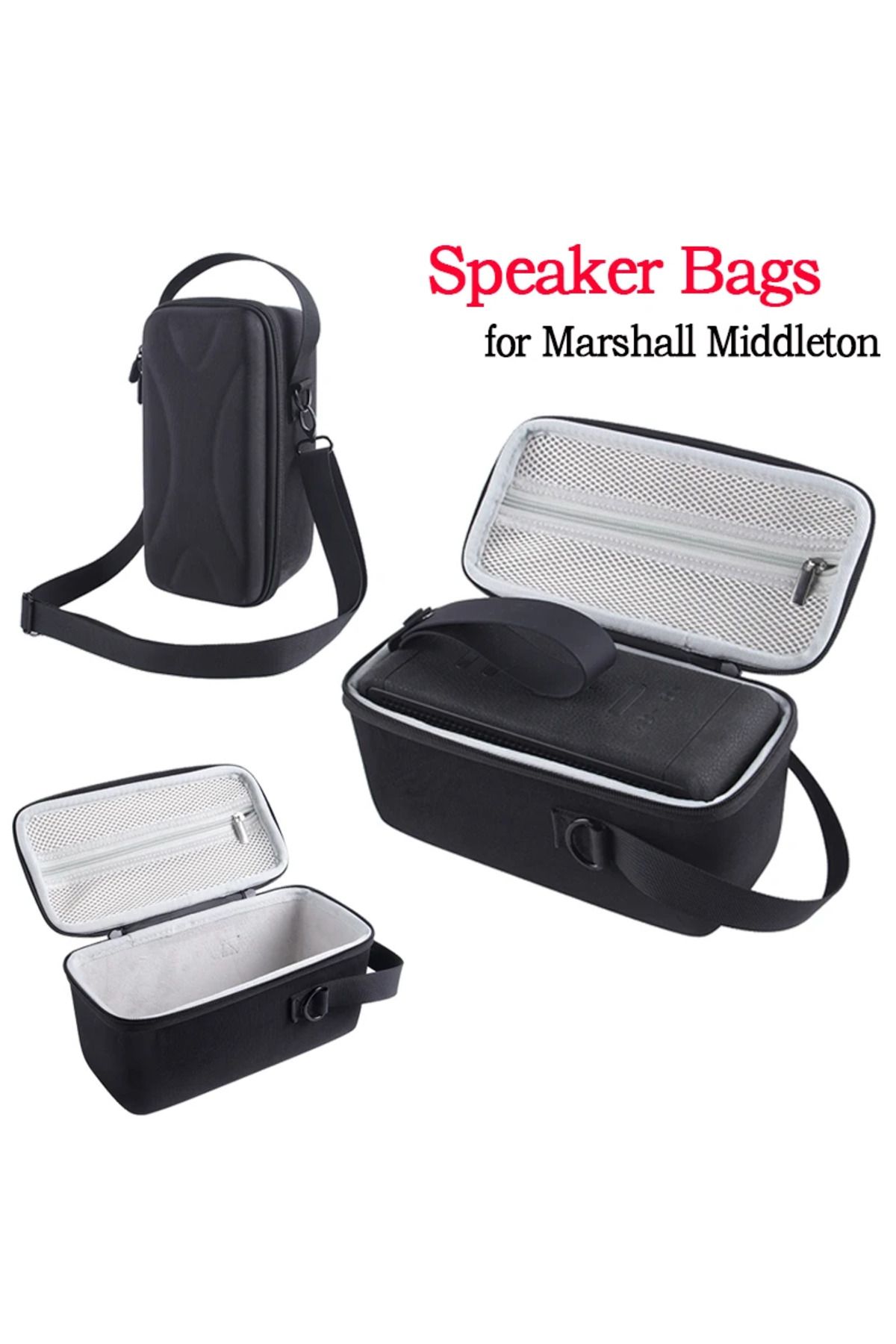 Choice-Hard EVA Travel Carrying Handbag Adjustable Shoulder Straps Audio Box Bag Power Cord Accessory An... 2