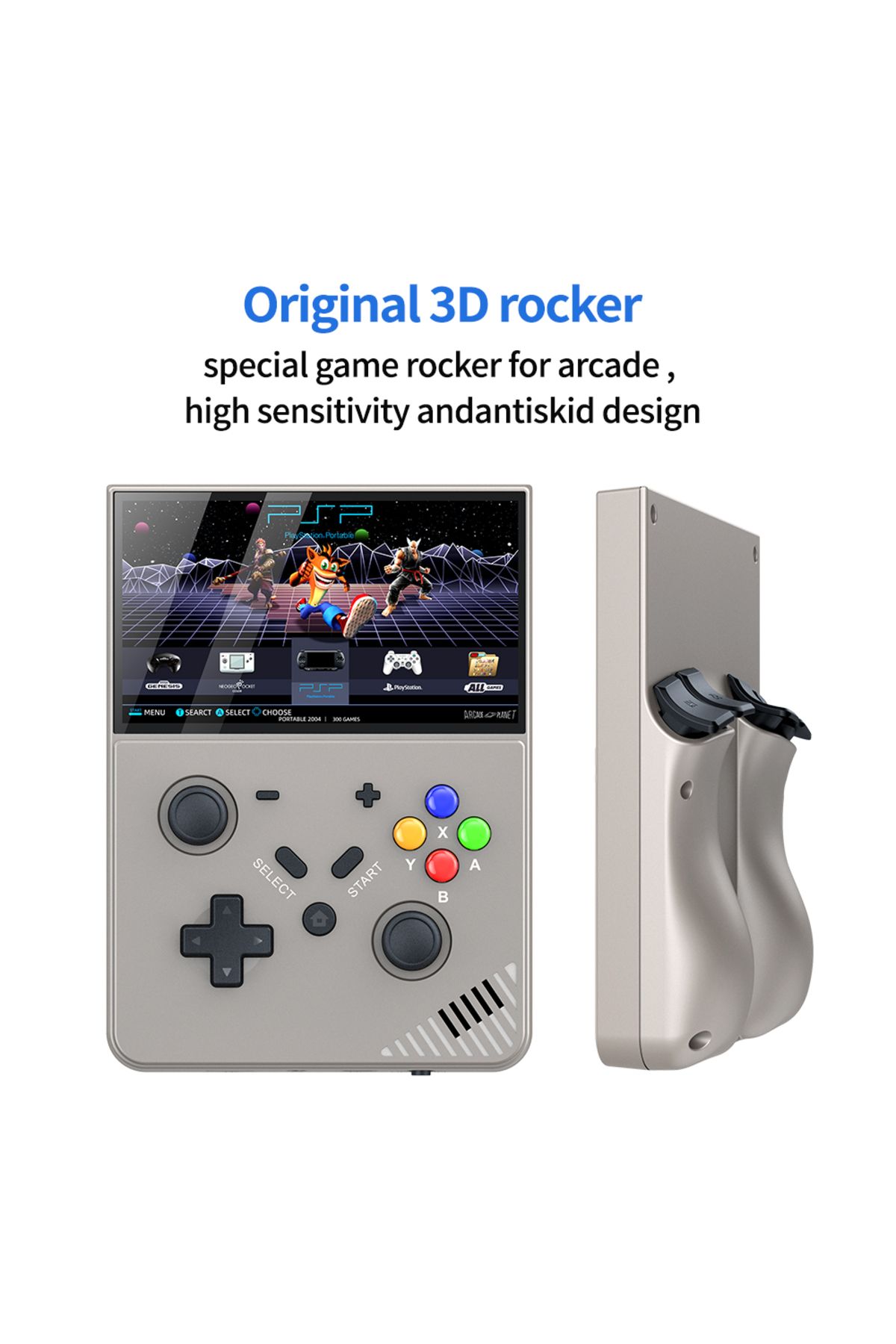 BOYHOM-R43Pro 4.3 Inches HD Screen LINUX Cortex-A17 Retro Handheld Video Game Console Open Source Linux ... 5