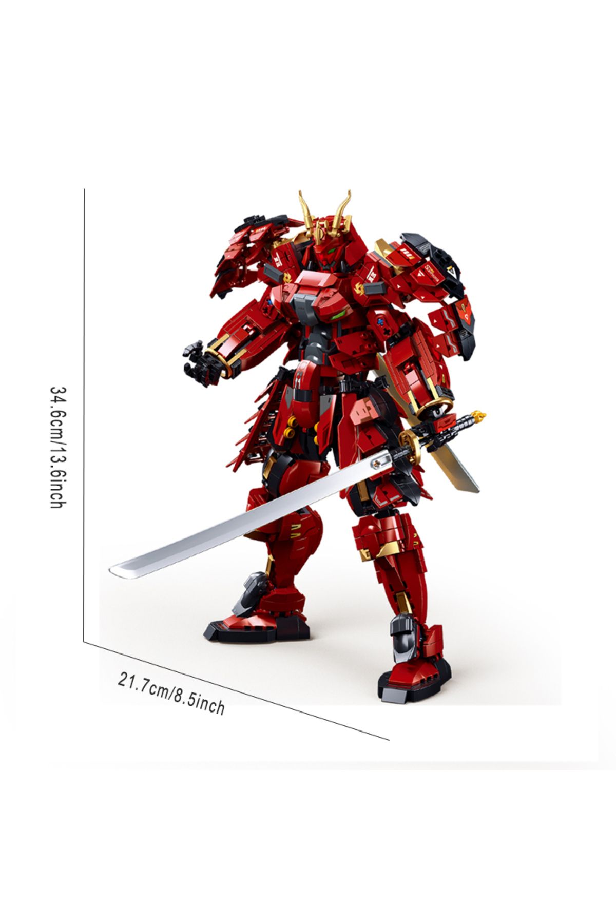 Choice-923pcs 9 mecha division Kafei samurai, building blocks DIY, modeling building blocks, puzzle buil... 7