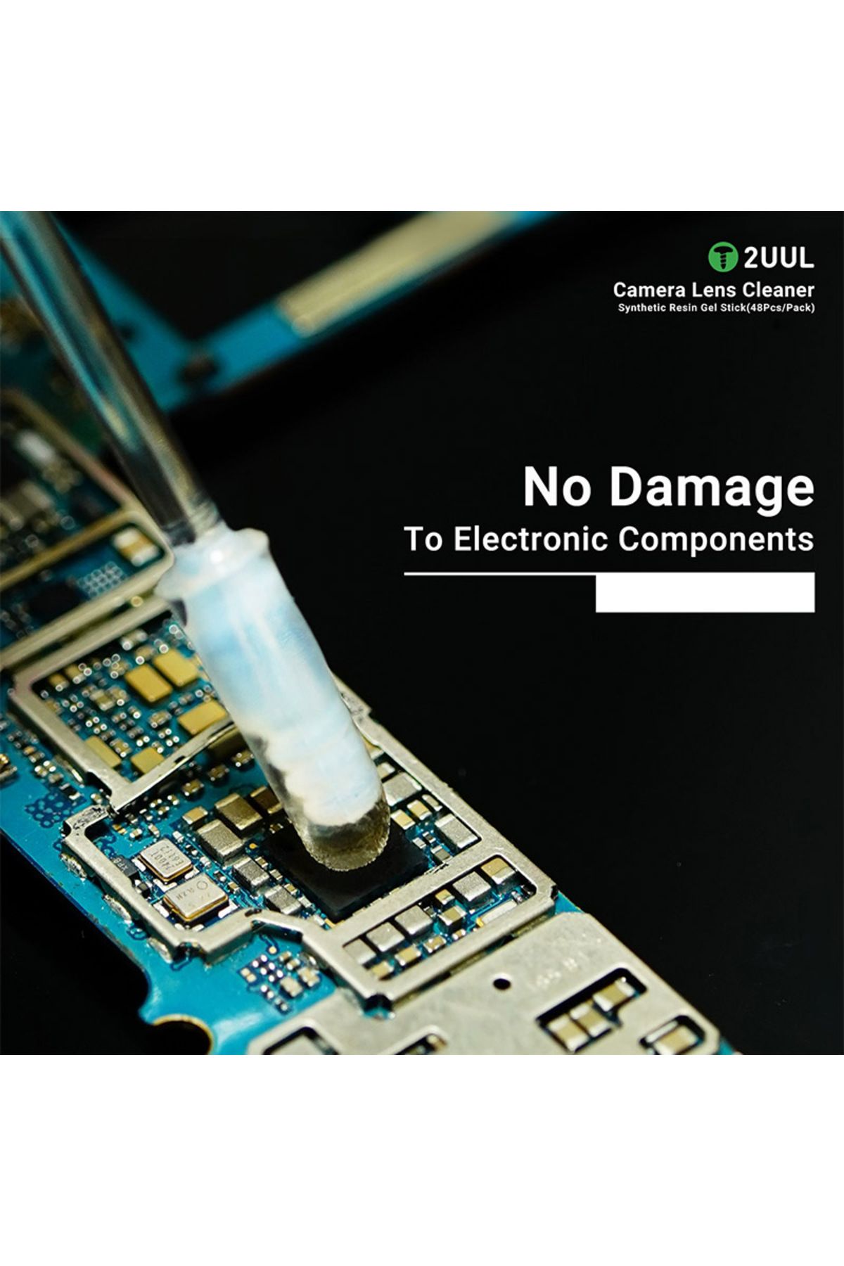 Choice-2UUL CL21 48PCS/Pack Camera Lens Cleaner Synthetic Resin Gel Stick Type Dust Removal Camera Lens ... 4