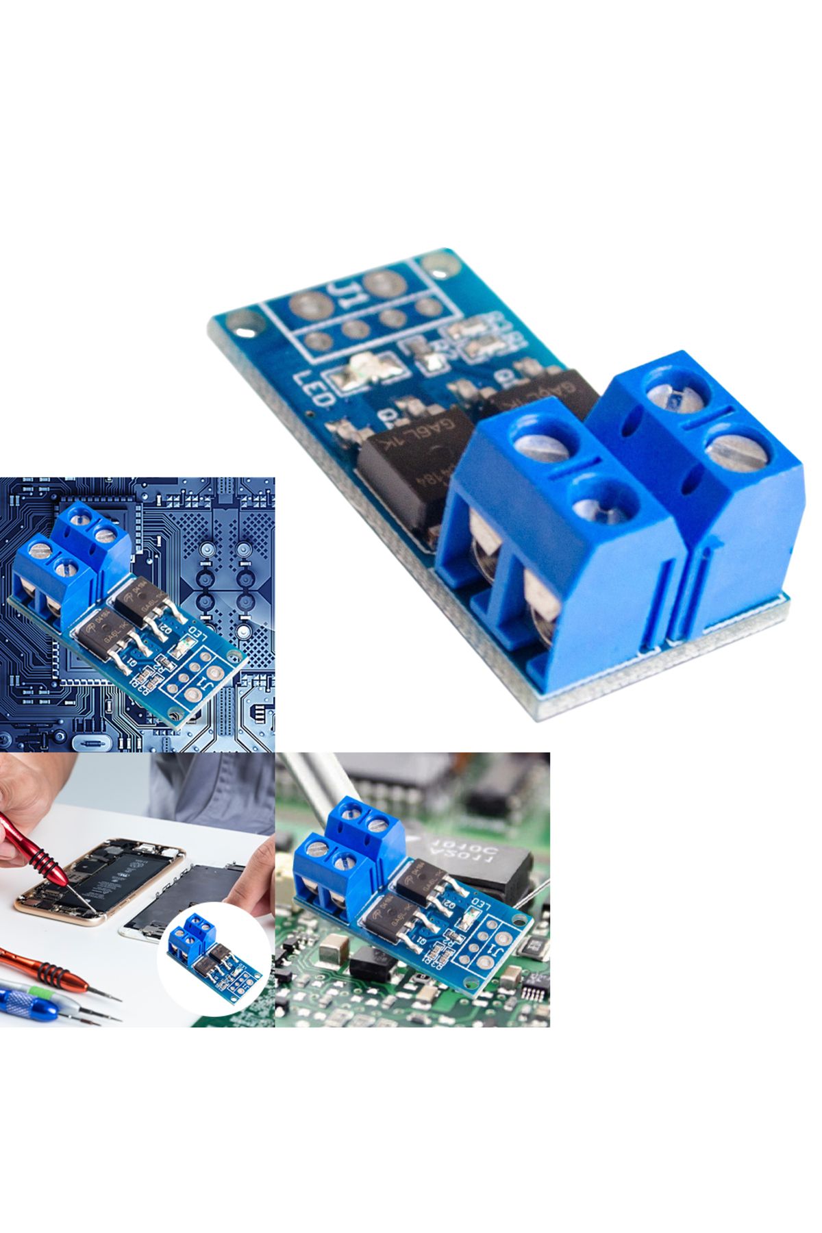 Shunmaii-15A 400W MOSFET Trigger Switch Drive Module PWM Regulator Control Panel DC 5V-36V Electronic Swit... 3
