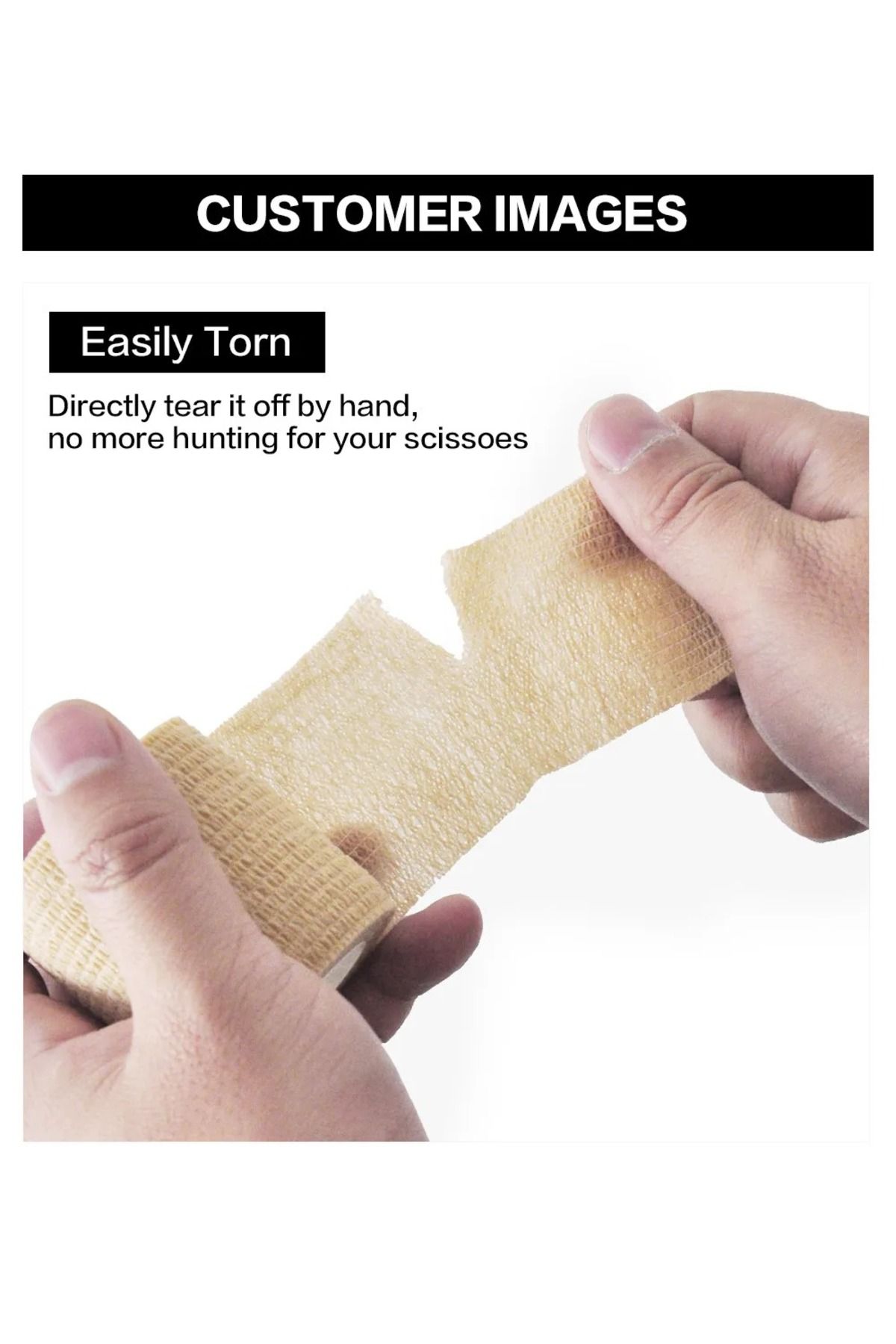 Choice-Gauze medical bandage self-adhesive breathable elastic sports bandage fixed finger wrist leg 6