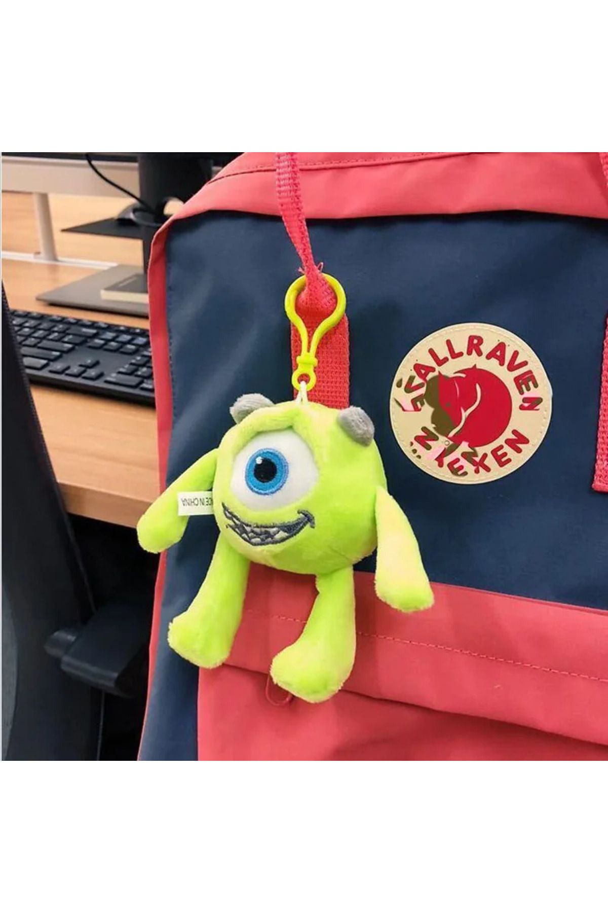 Choice-Disney Monsters University Plush Keychain Toy Strawberry Bear James Sullivan Mike Wazowski Soft S... 4