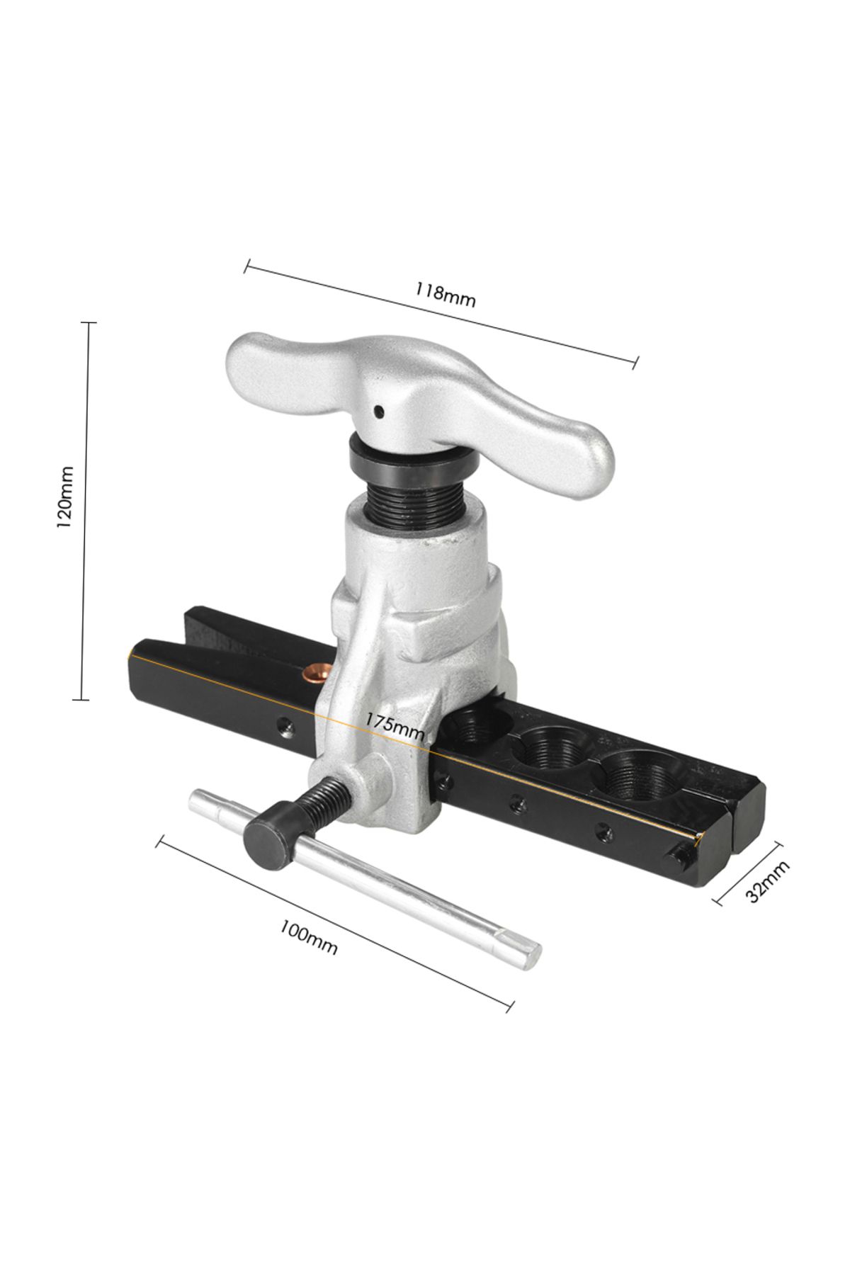 Choice-Professional 45 Degree Angle Eccentric Cone Type Flaring Tool Kit Eccentric Flaring Tool Set for ... 2