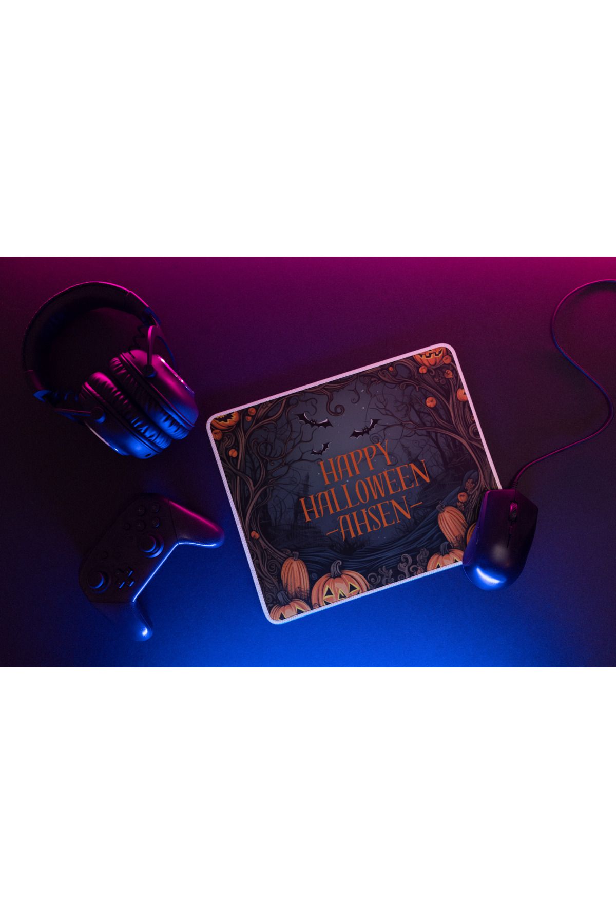 VRHediye Cadılar Bayramına Özel Hallowen Temalı Mousepad