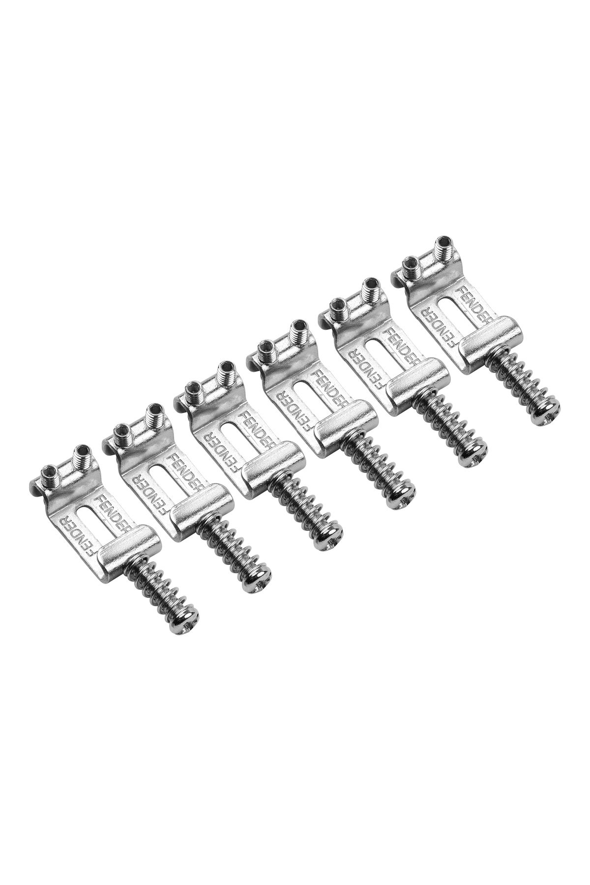 Choice-Electric Guitar Bridge Saddles With Wrench Electric Guitar Replacement Parts for ST Guitar 6Pcs 2