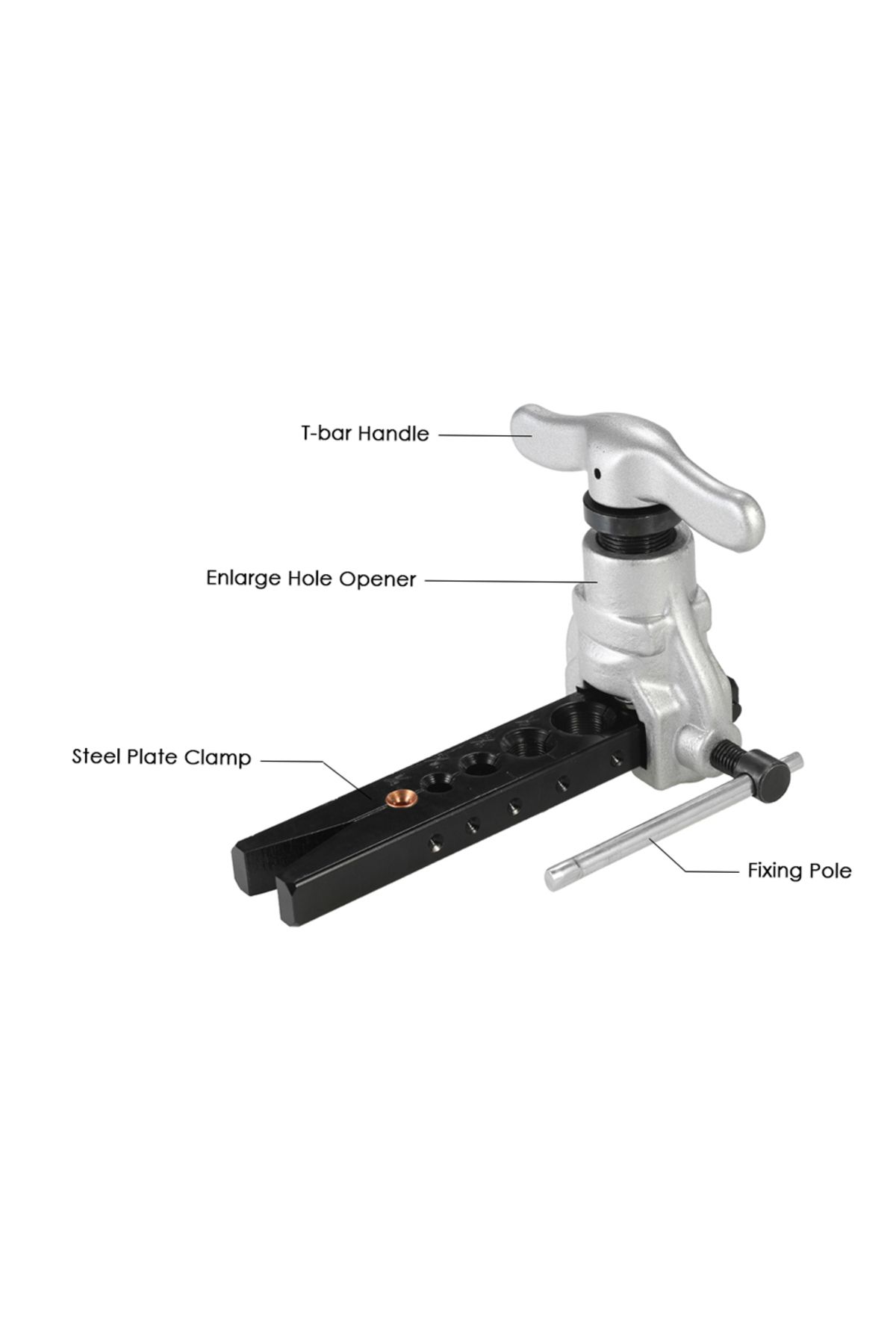 Choice-Professional 45 Degree Angle Eccentric Cone Type Flaring Tool Kit Eccentric Flaring Tool Set for ... 5