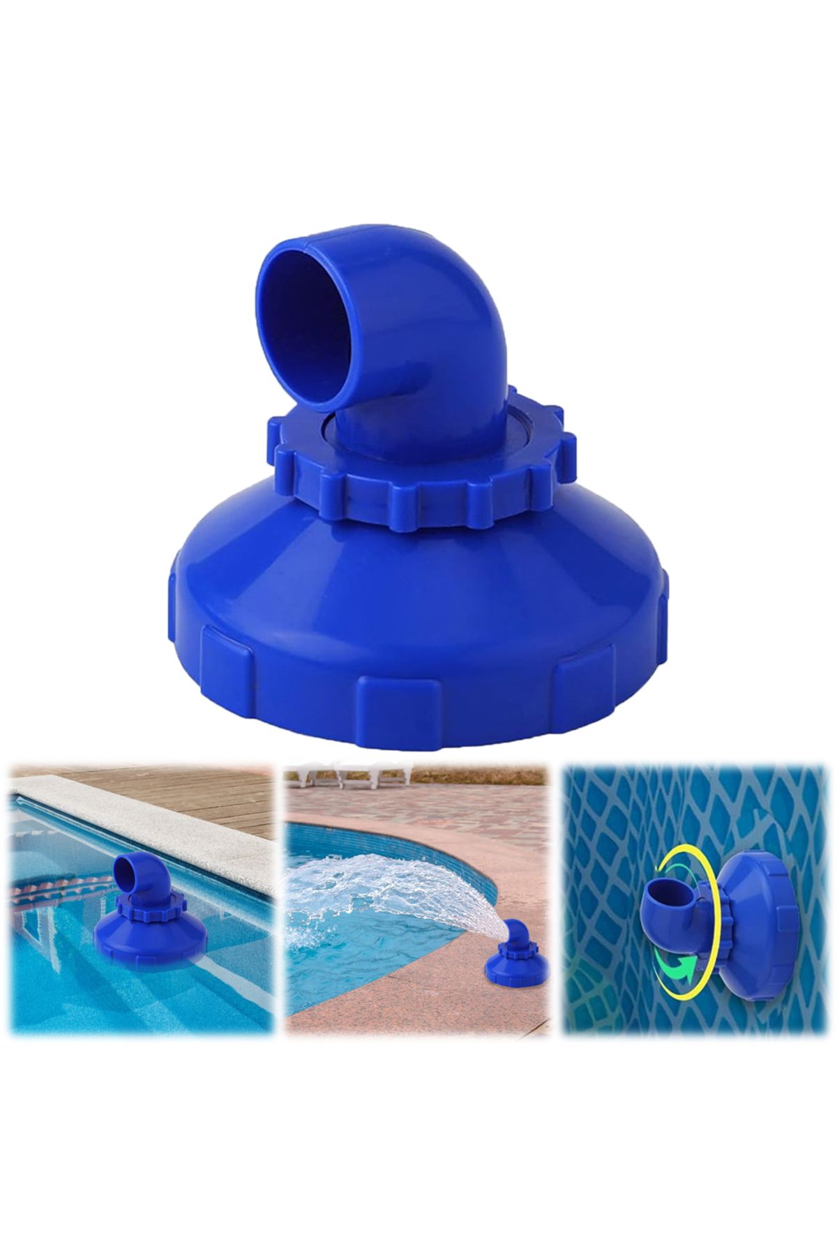 VKTECH-Pool Inlet Nozzle 360 Degree Rotatable Swimming Pool Return Jet for Intex Outlet Pool Nozzles Poo... 2