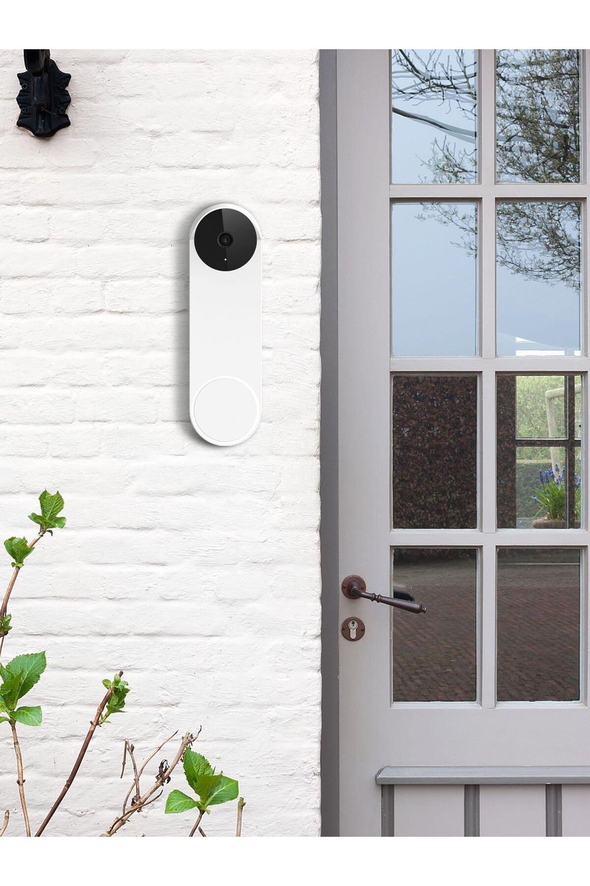 Choice-black The Doorbell Protective Cover Is Suitable For Google Nest Doorbell (Battery) 2021 Doorbell Sil 7