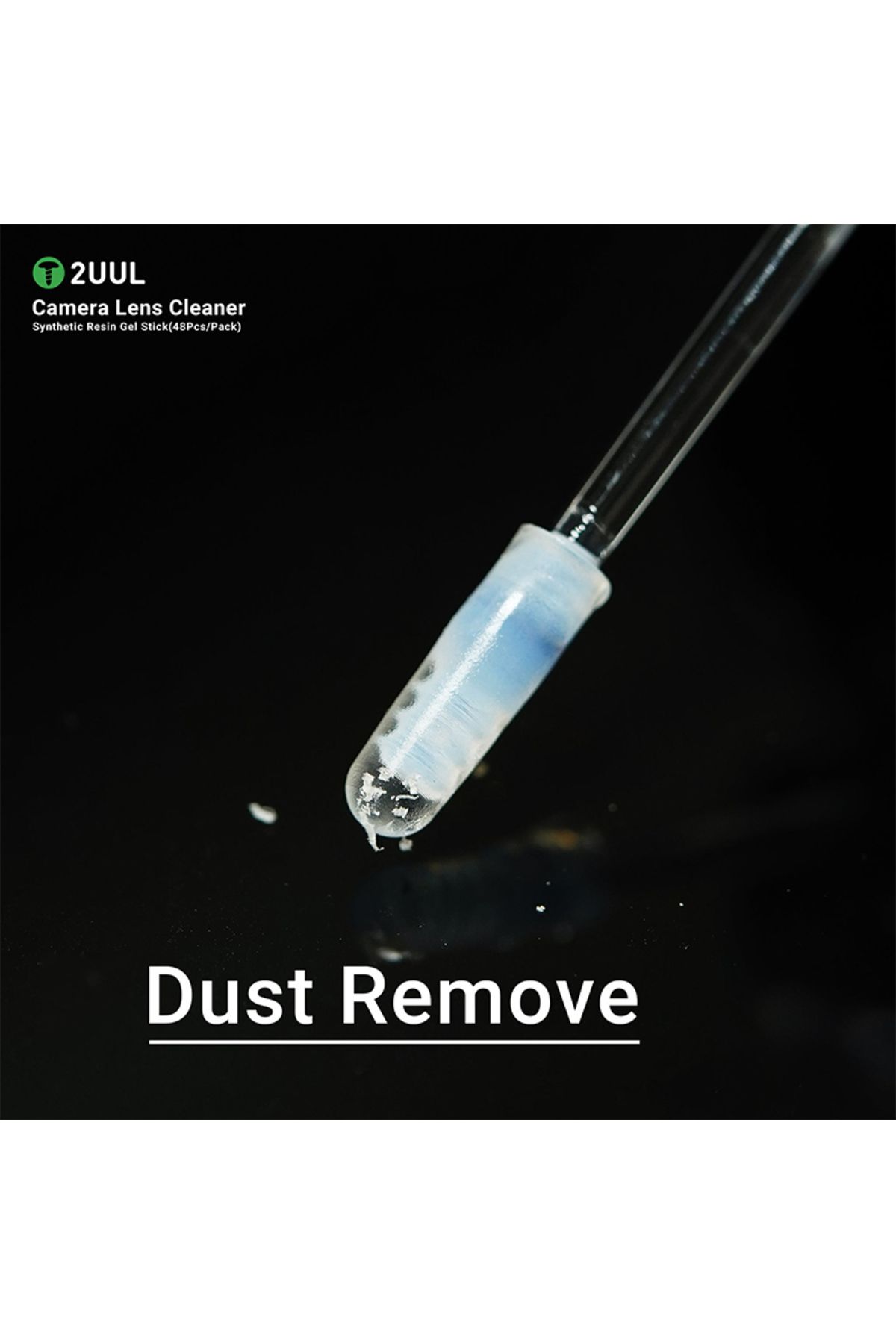 Choice-2UUL CL21 48PCS/Pack Camera Lens Cleaner Synthetic Resin Gel Stick Type Dust Removal Camera Lens ... 6