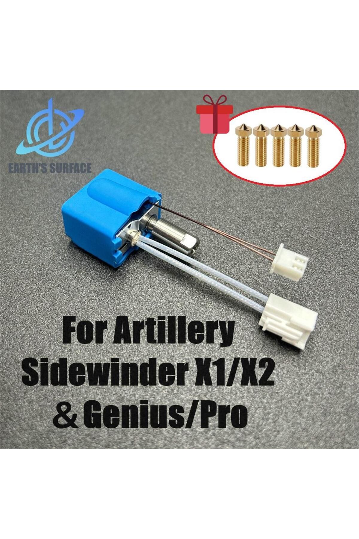 Choice-DB-3D Printer Parts Artillery Sidewinder X1/X2 Genius/Pro Upgraded Hotend Kit NTC100K Thermistor ... 2