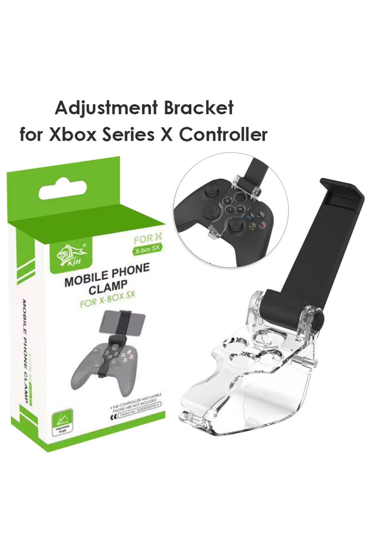 ALLOYSEED-For Xbox Series Controller Phone Holder Wireless Gamepad Handle Bracket Mobile Phone Clip Stand f... 2