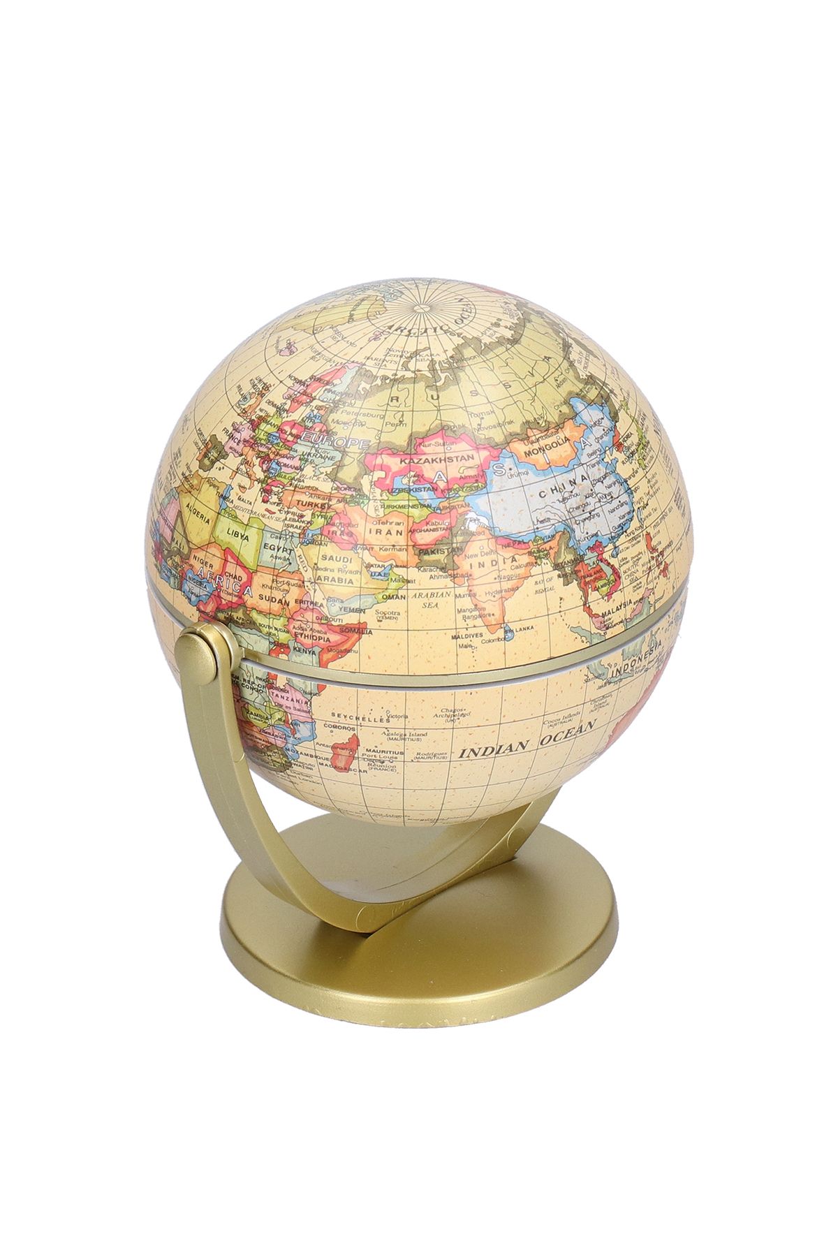 Choice-Mini World Map Globe English Edition Desktop Rotating Earth Geography Globe Teaching Tool 3