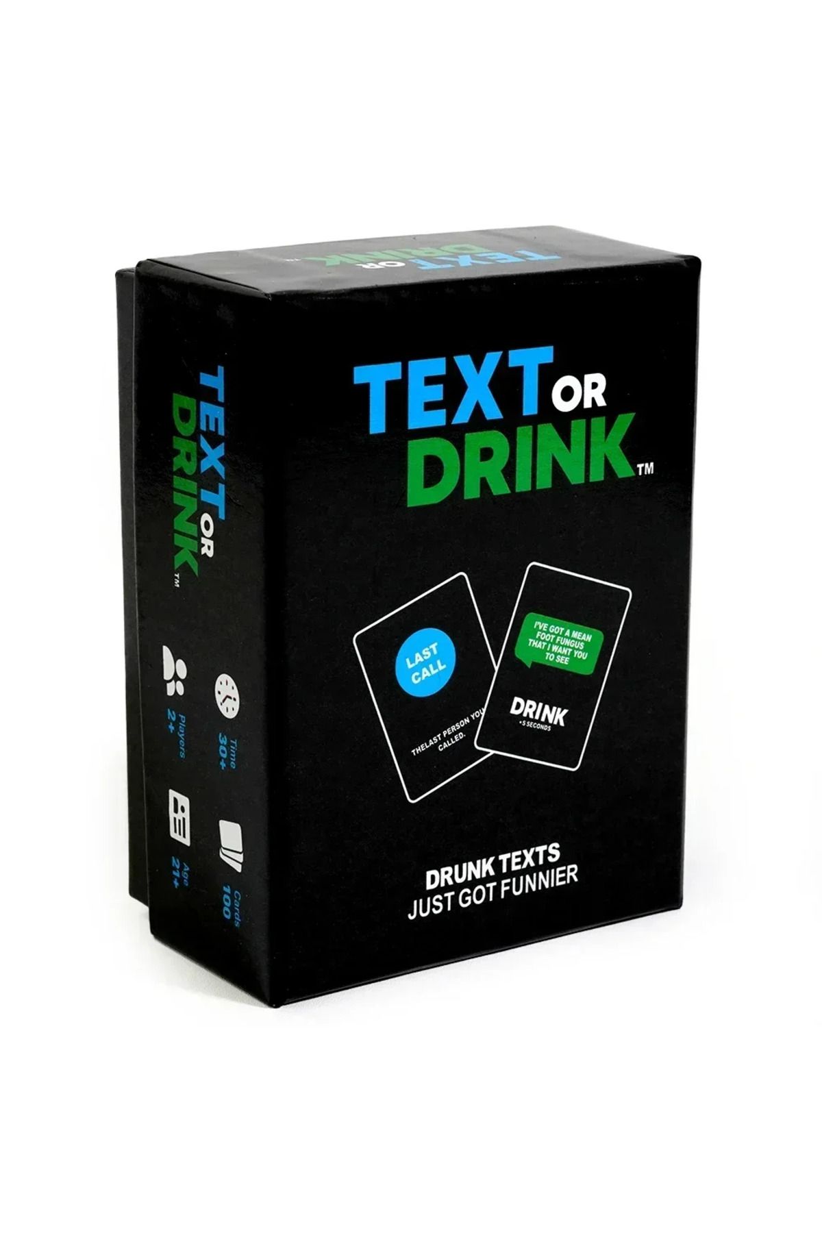 Choice-Text Or Drink Drinking Card Game For Parties Pregames And Game Nights The Perfect Party Gift Beer... 2