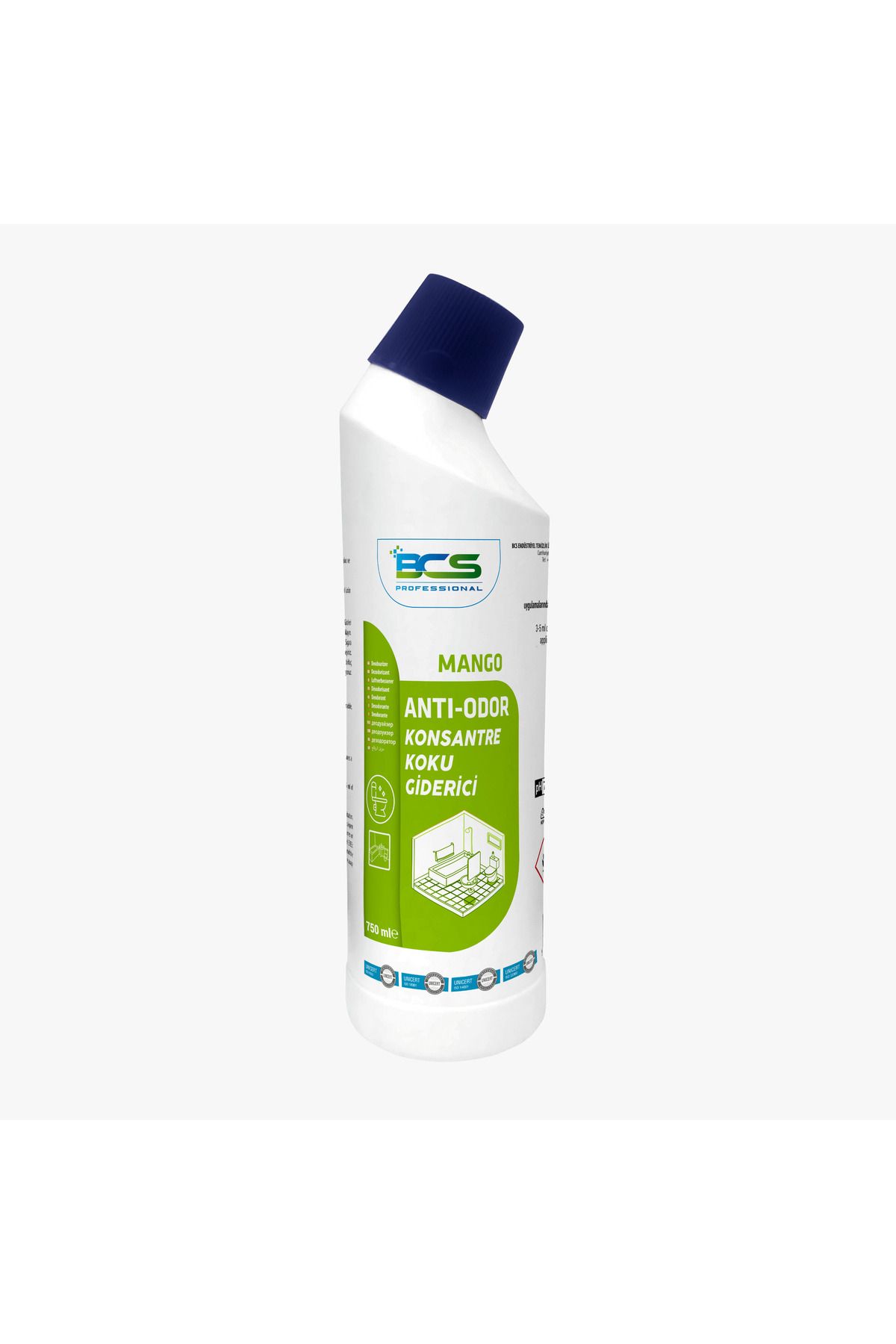 BCS Anti-Odor WC -Banyo- Lavabo Koku Giderici-Mango 750 ml